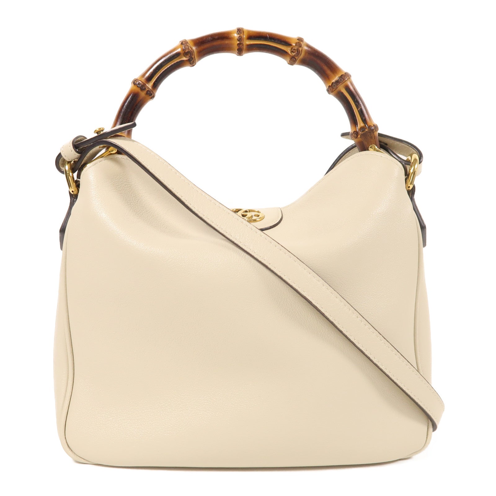 GUCCI 牛皮皮革Diana Small金扣手挽肩背兩用袋