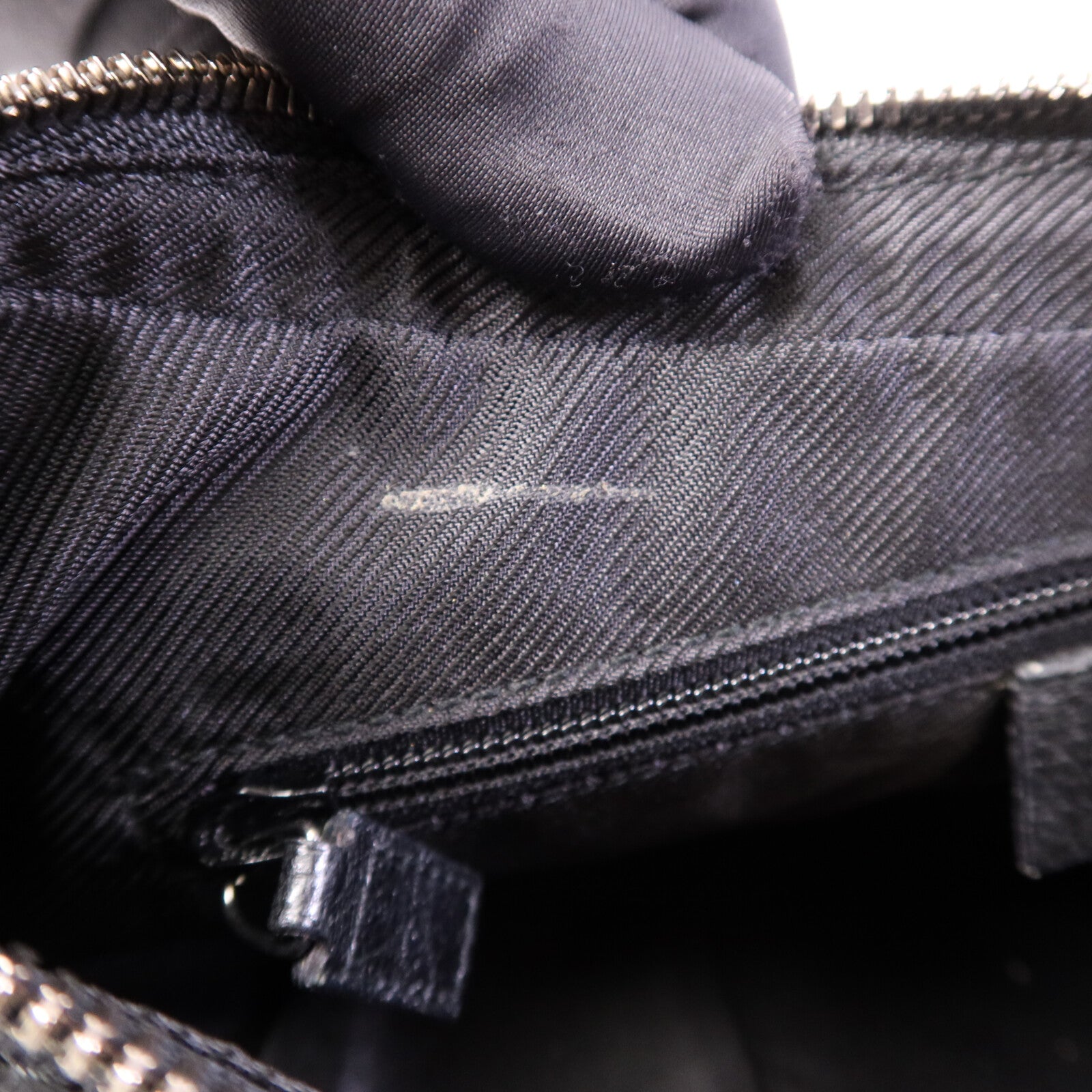 GUCCI 帆布Shoulder Bag銀扣肩背袋