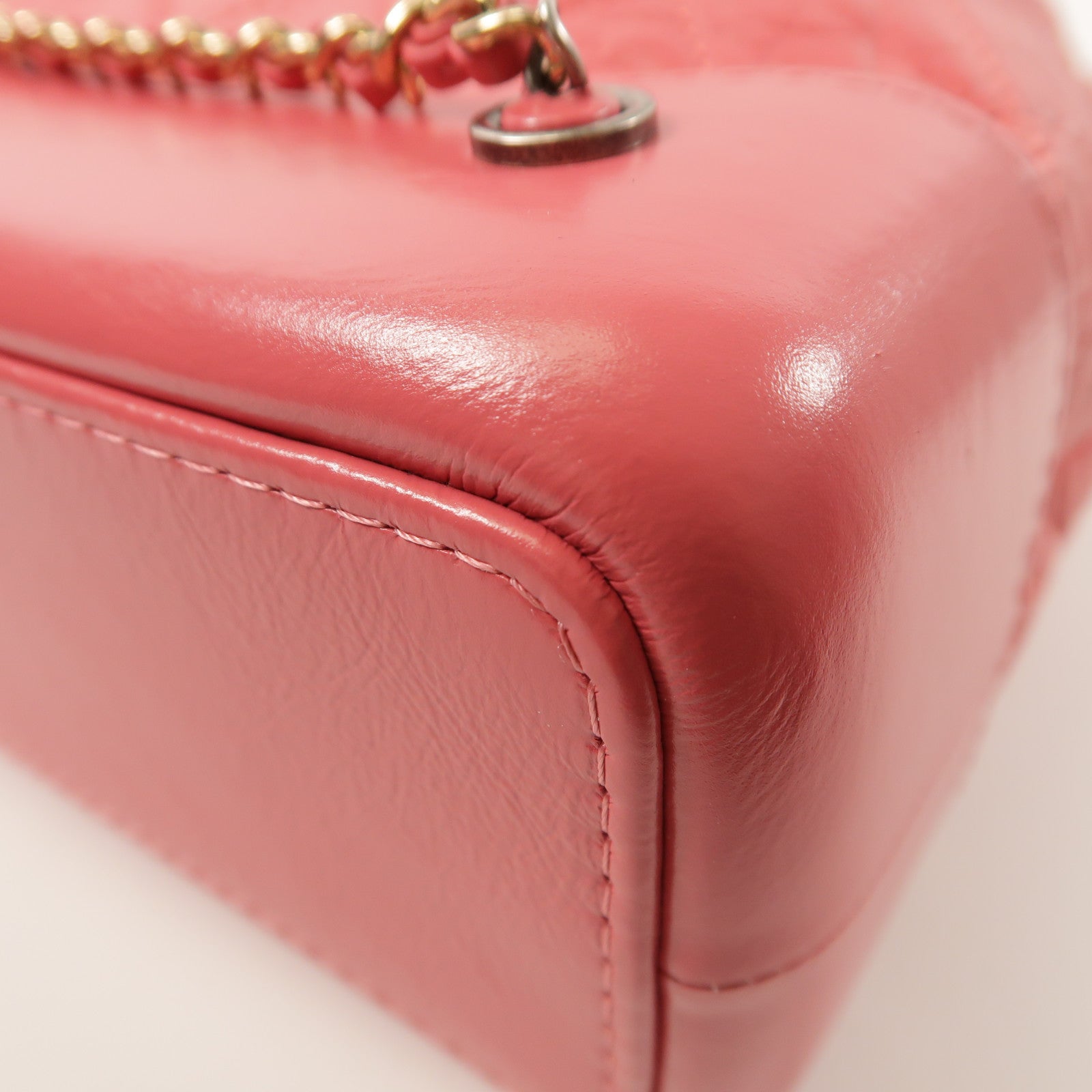 CHANEL 牛皮皮革Gabrielle Backpack鏈帶肩背袋