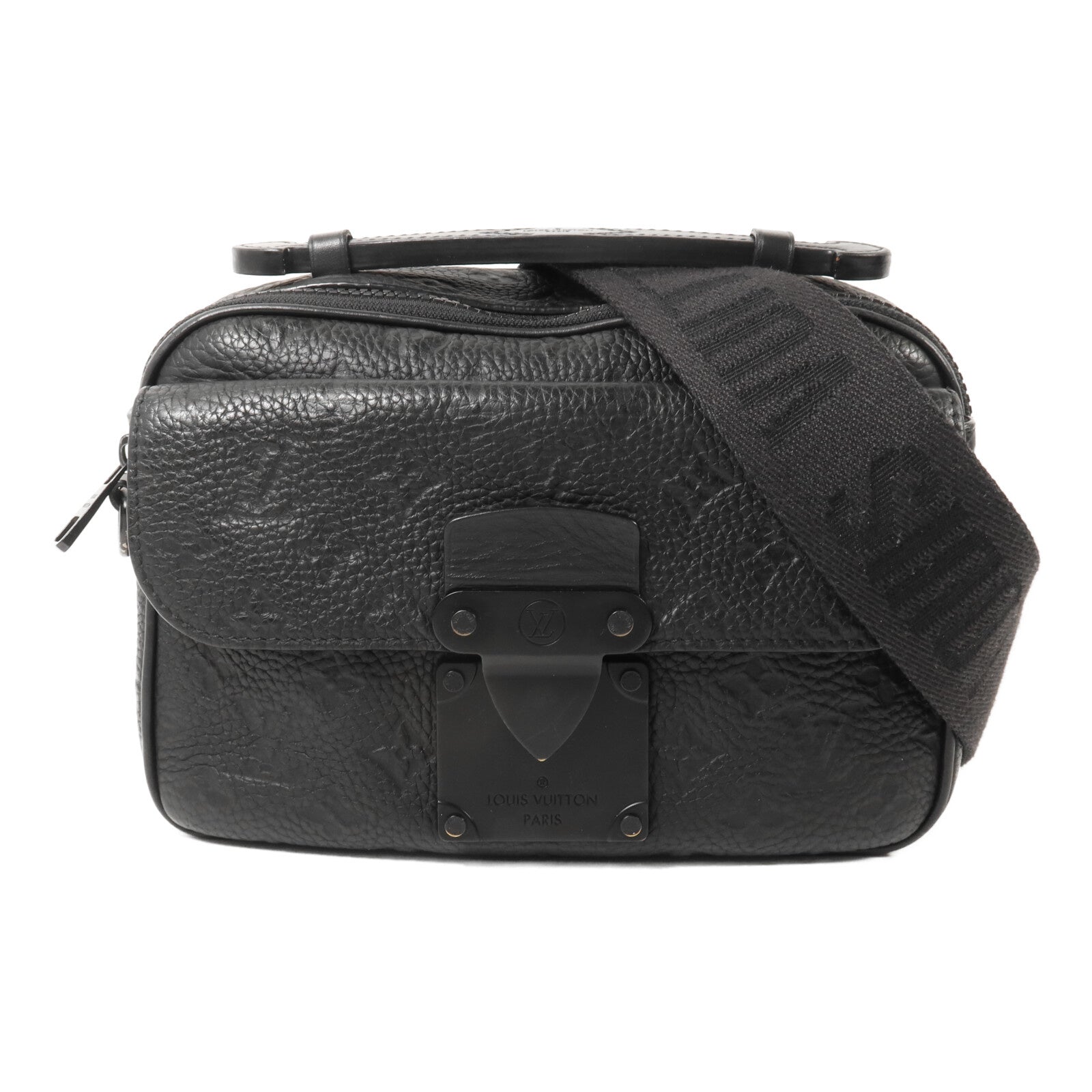 LOUIS VUITTON Monogram Taurillon S Lock肩背袋