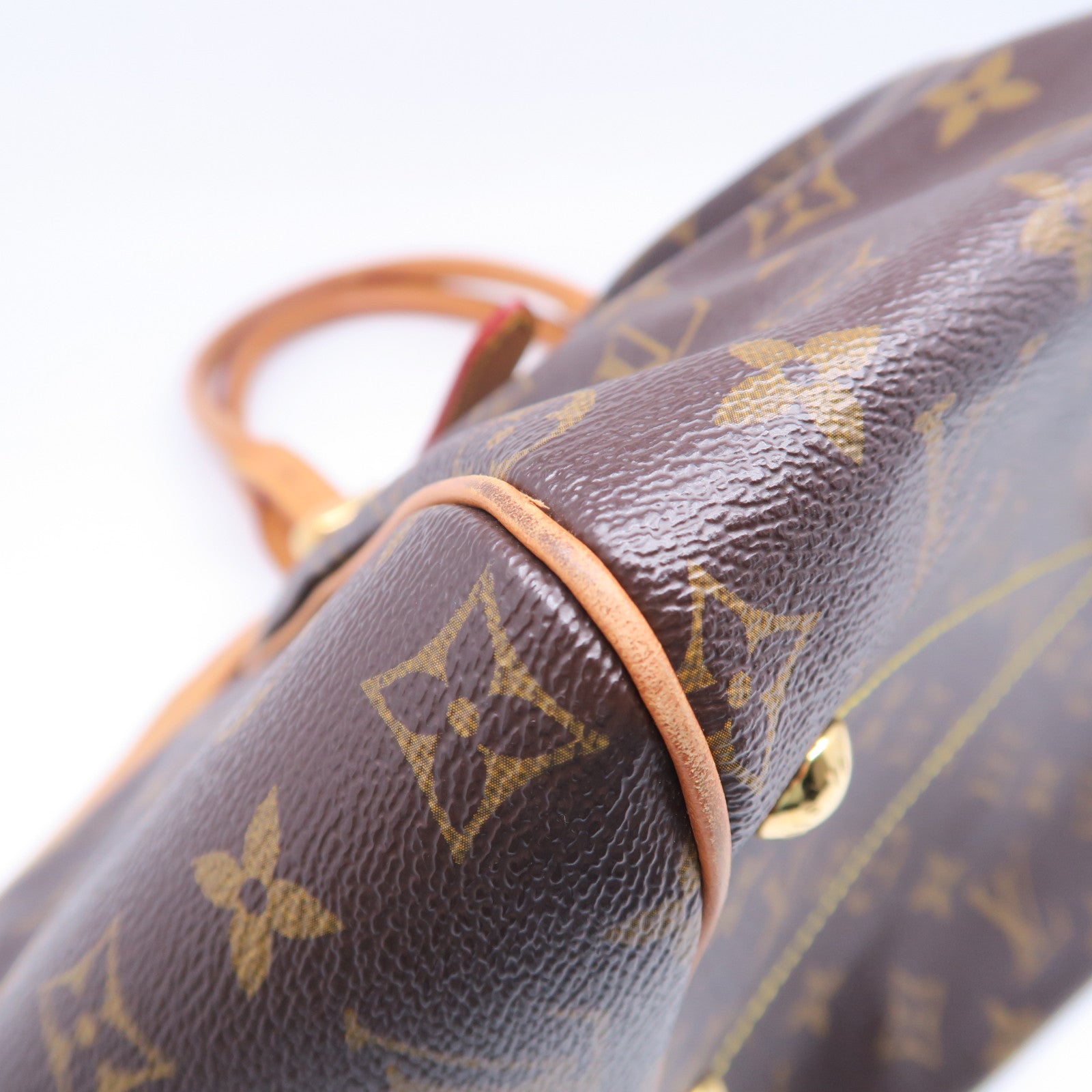 LOUIS VUITTON 【激減優惠】Monogram Tivoli GM金扣肩背袋啡色