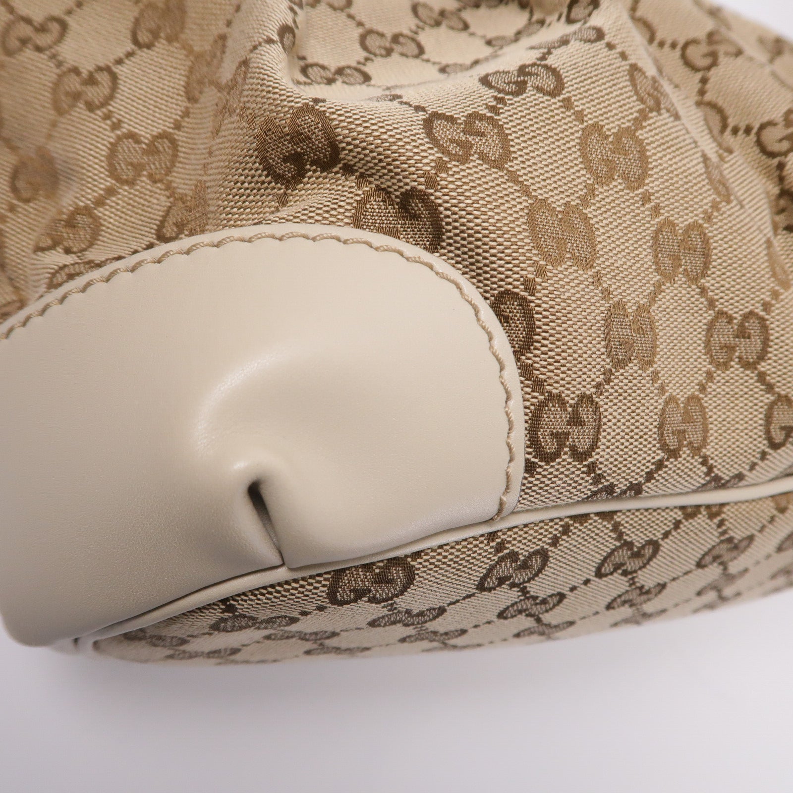 GUCCI 牛皮皮革/帆布2 Way Shoulder手挽肩背兩用袋