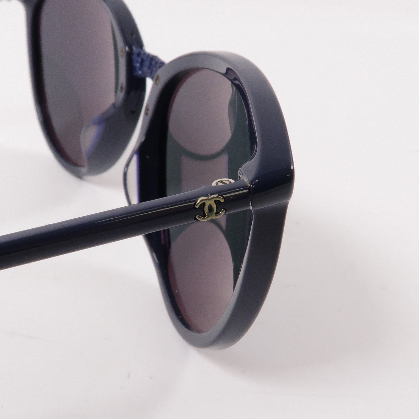 CHANEL PVC Sunglasses太陽眼鏡深藍色