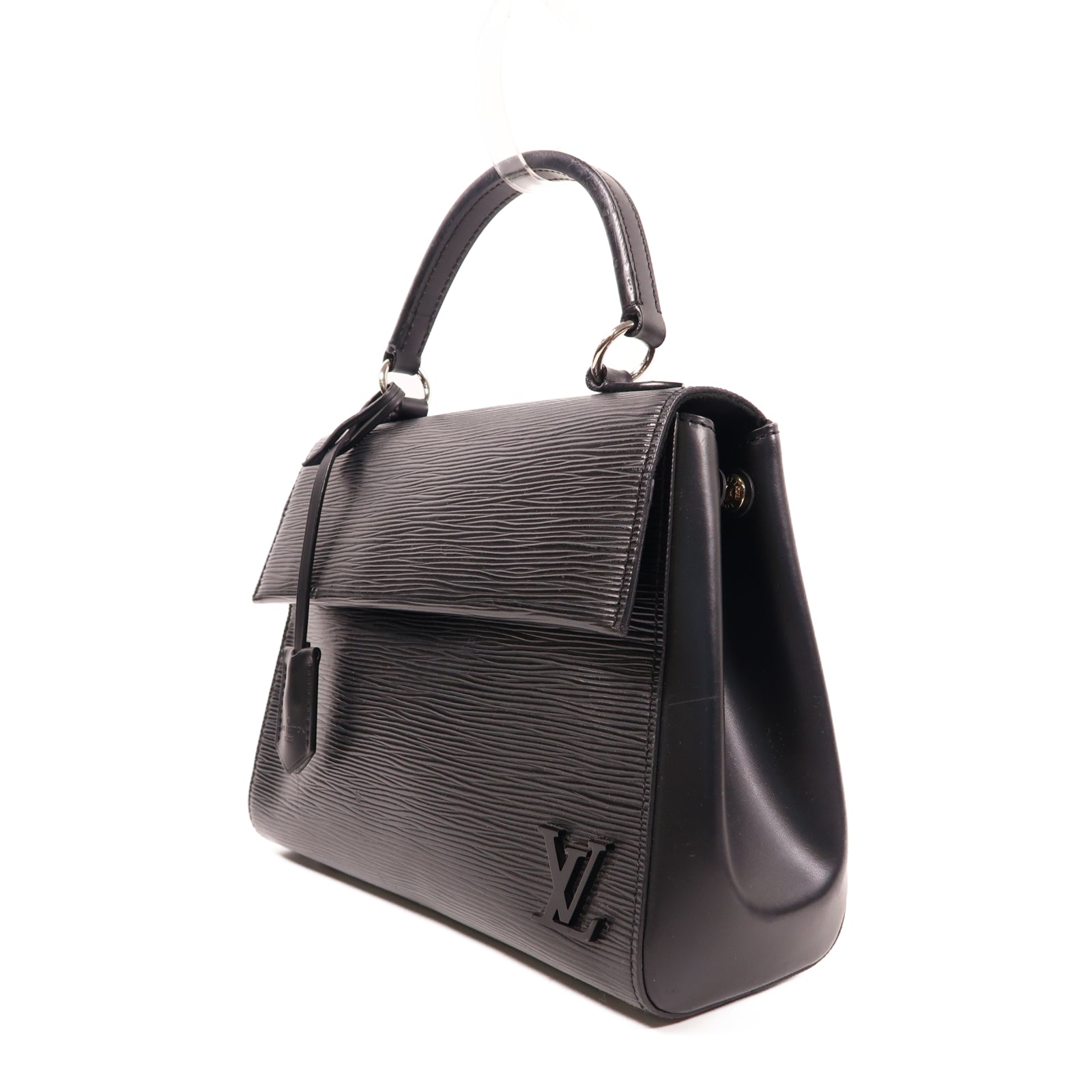 LOUIS VUITTON 【激減優惠】Epi Cluny BB銀扣手挽肩背兩用袋黑色