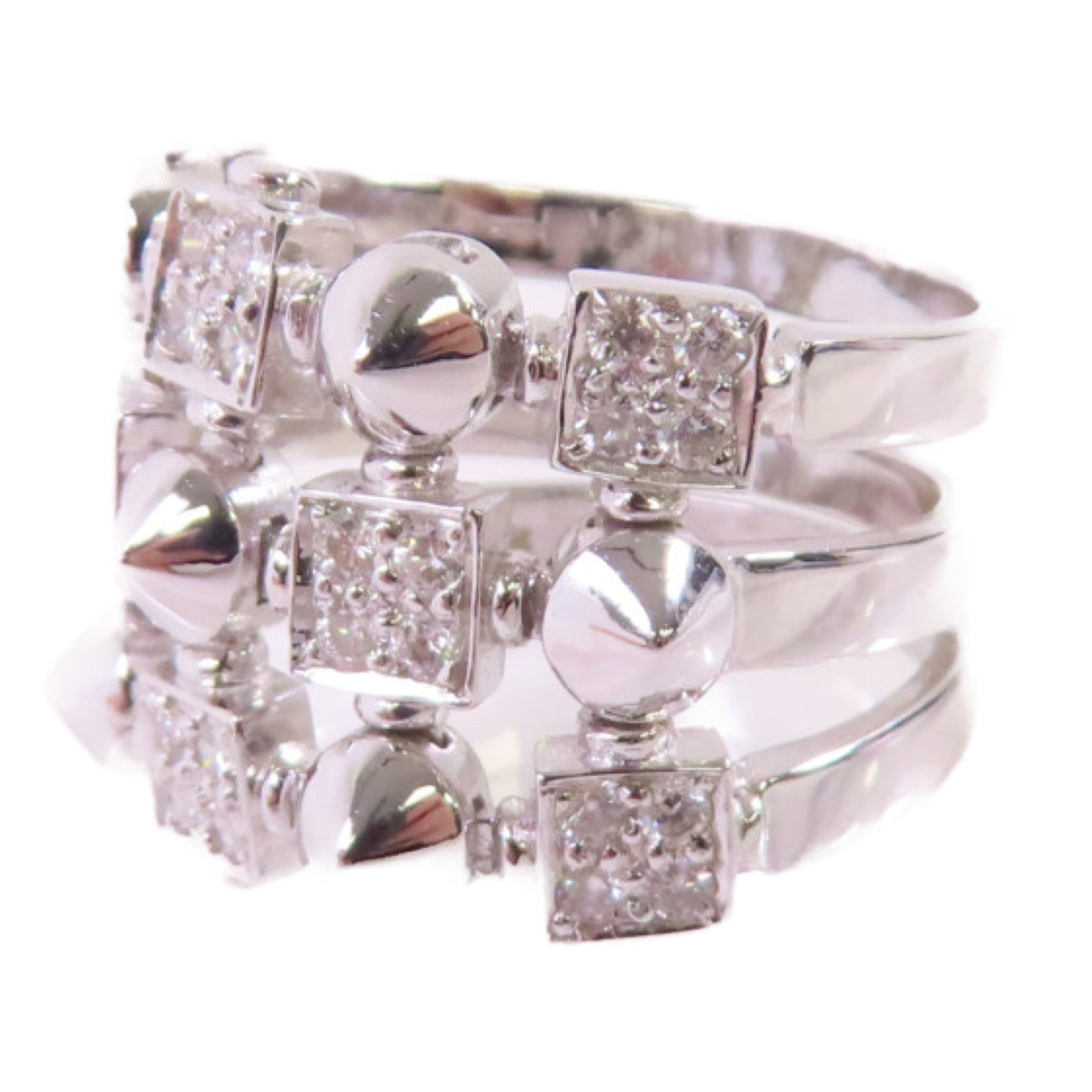 JEWELRY 18K白金/鑽石Diamond Ring戒指US#6.25
