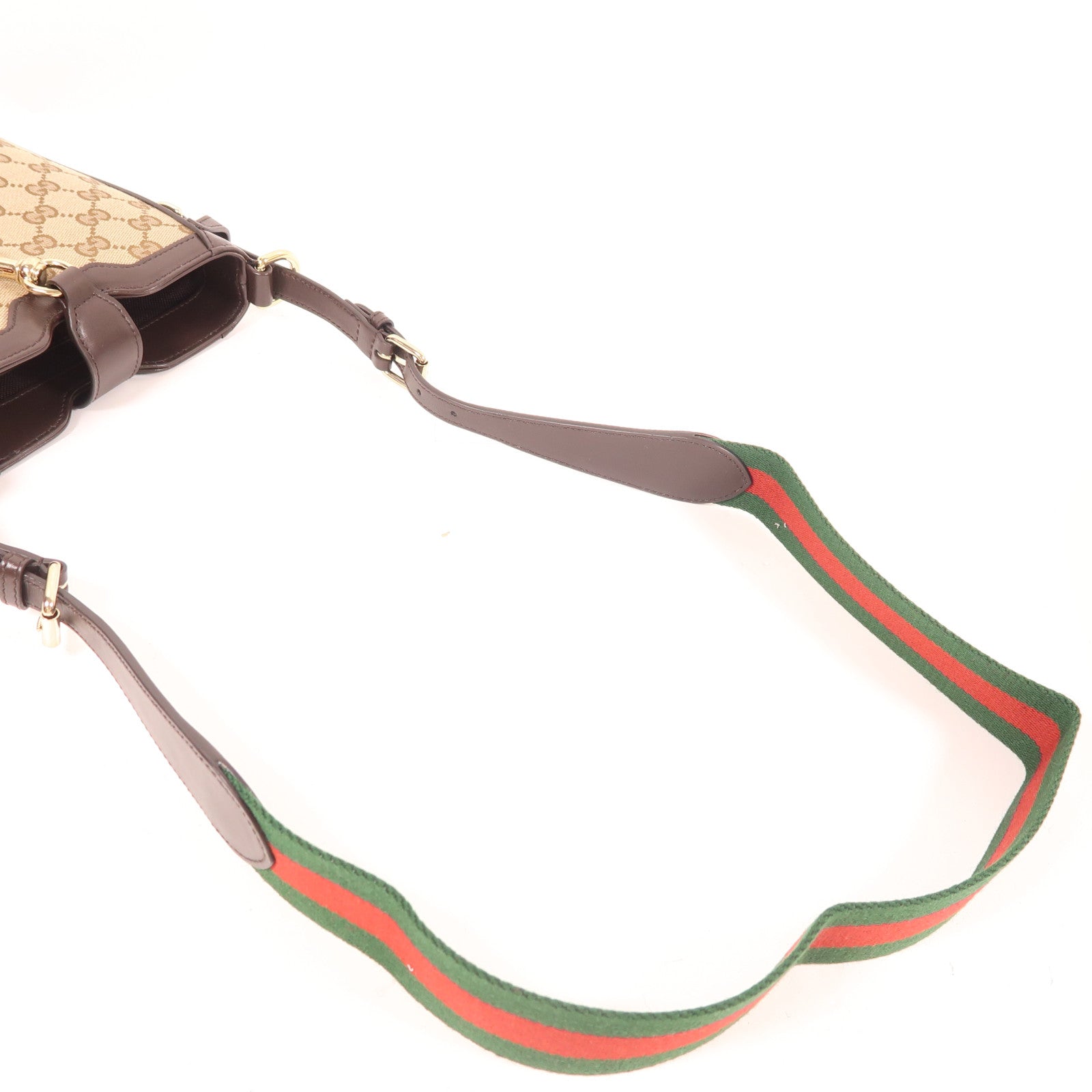 GUCCI GG SHW Shoulder Bag 782919 Canvas Brown