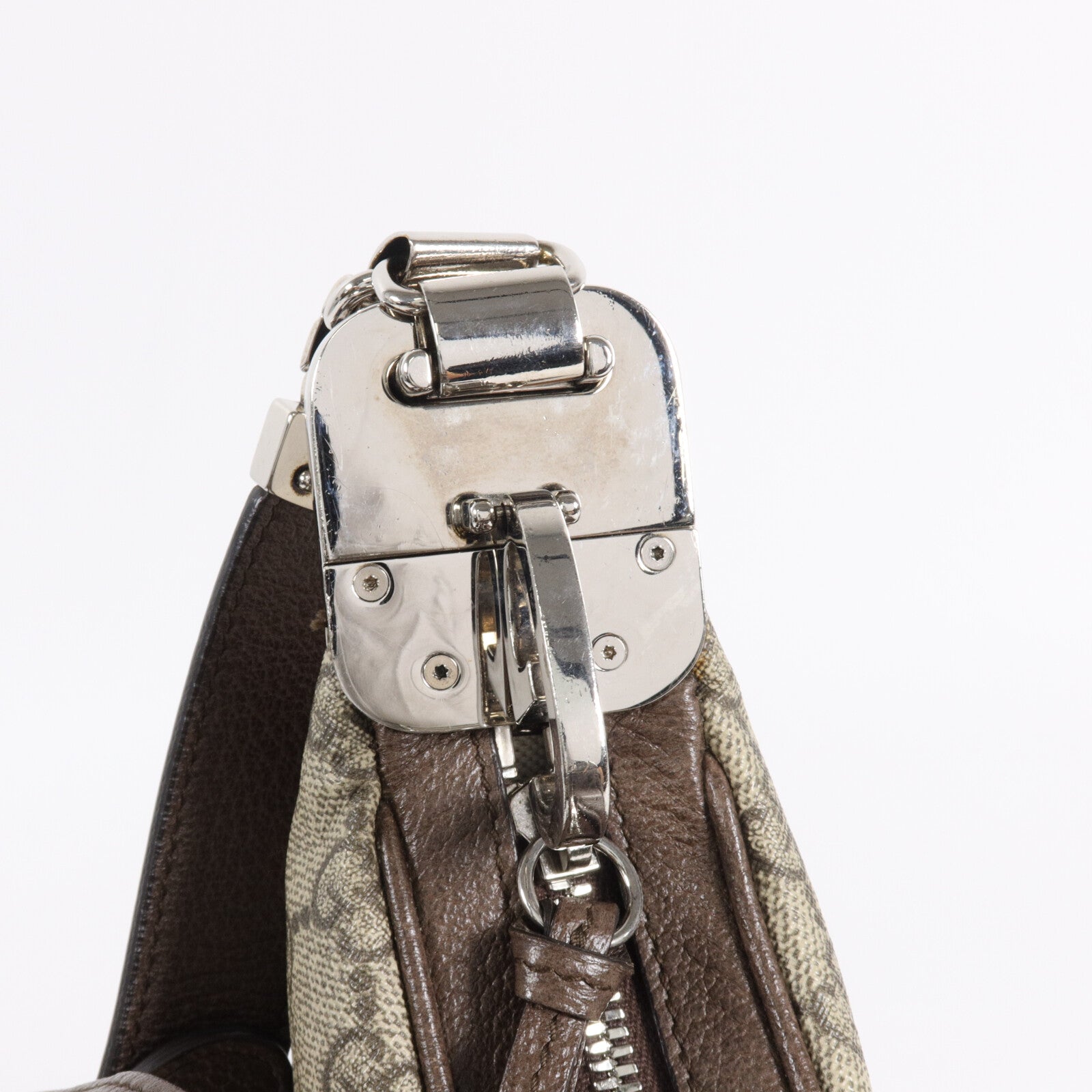 GUCCI 塗層帆布Attache Small Shoulder Bag肩背袋