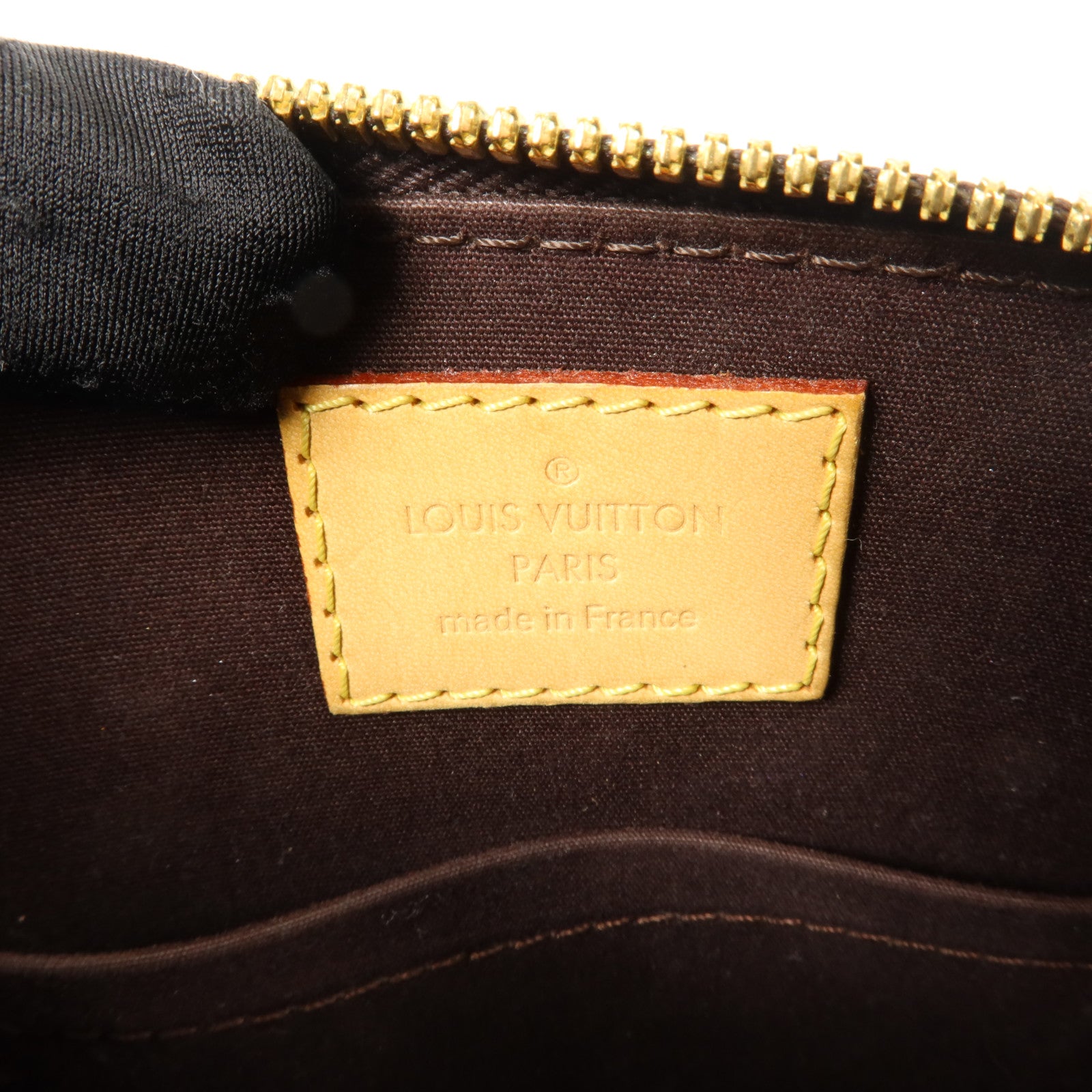 LOUIS VUITTON Vernis Alma BB金扣手挽肩背兩用袋