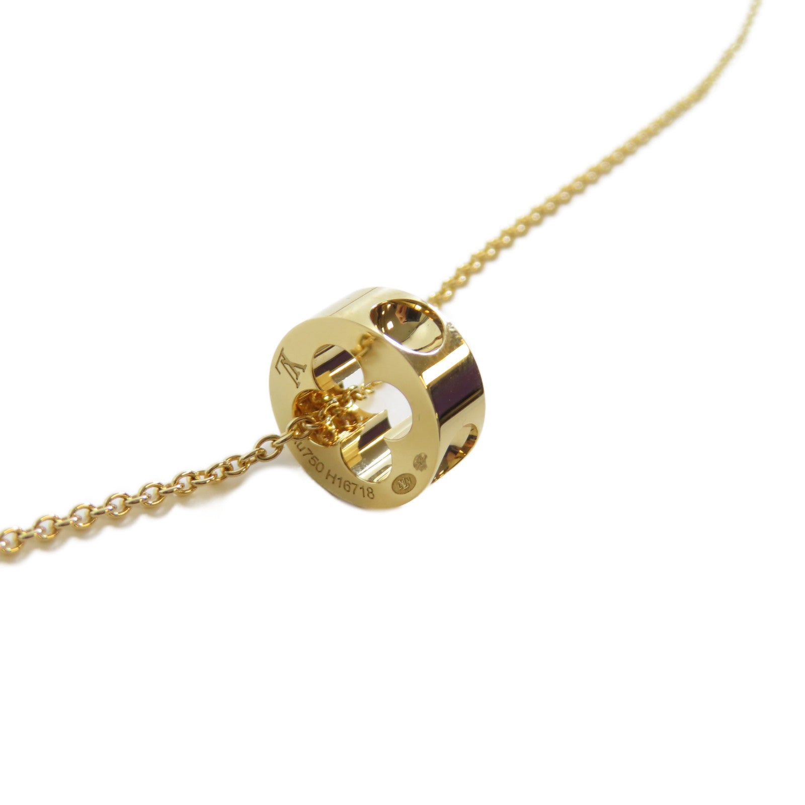 LOUIS VUITTON 【激減優惠】18K黃金Empreinte Pendant Necklace項鍊