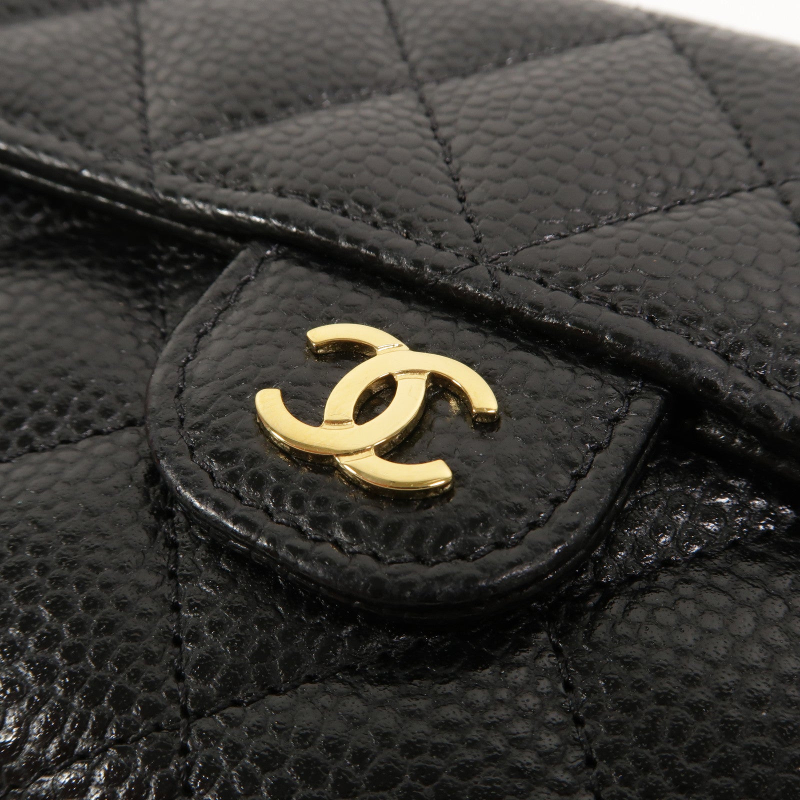 CHANEL 牛皮皮革Classic Medium Flap Wallet長錢包