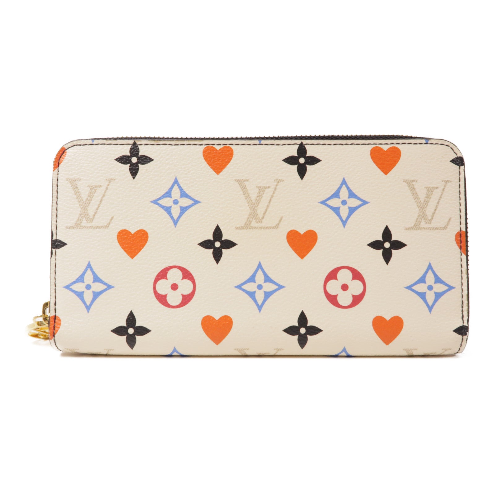 LOUIS VUITTON Monogram Game On Zippy Wallet金扣長錢包