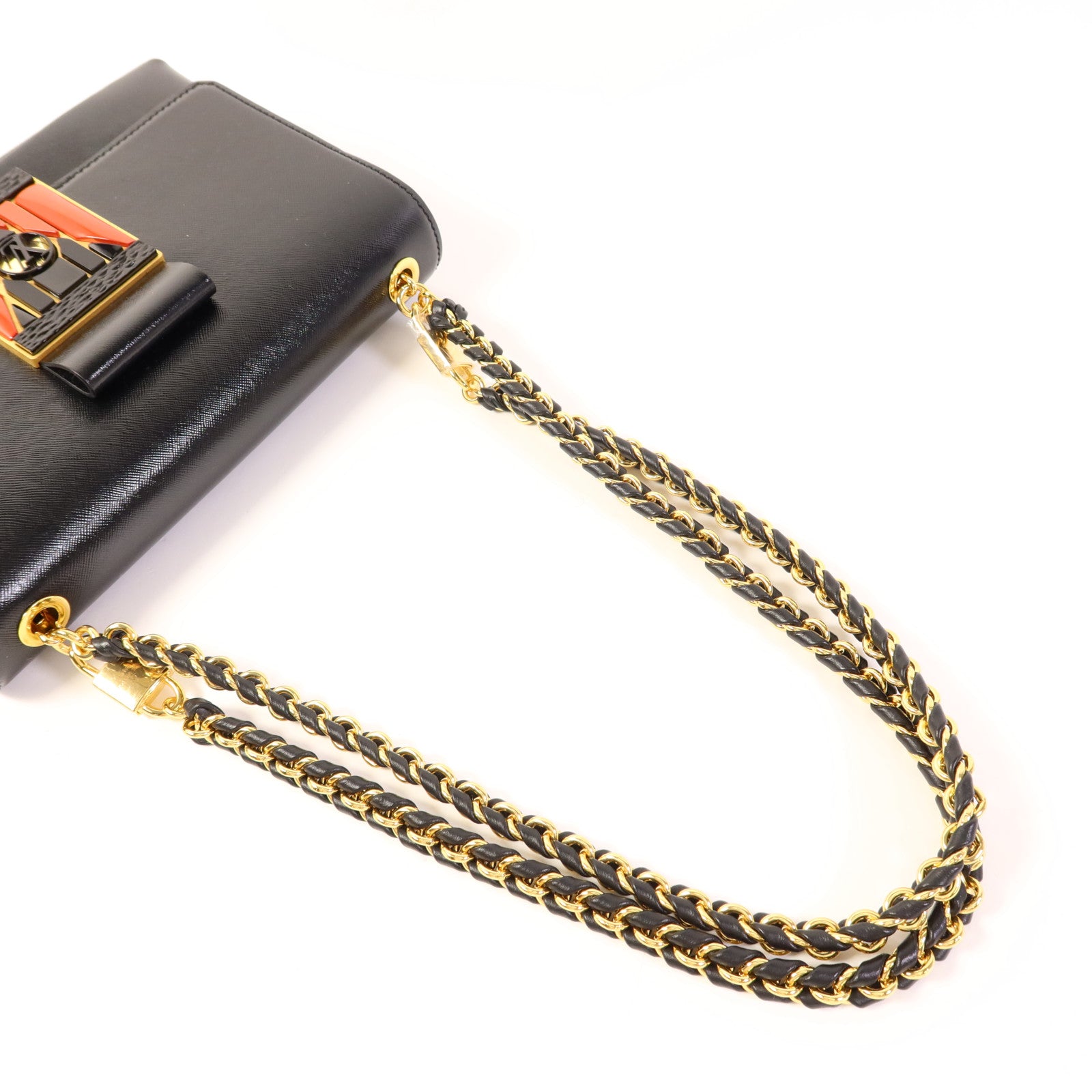 LOUIS VUITTON 牛皮皮革Pochette Thelma金扣肩背袋