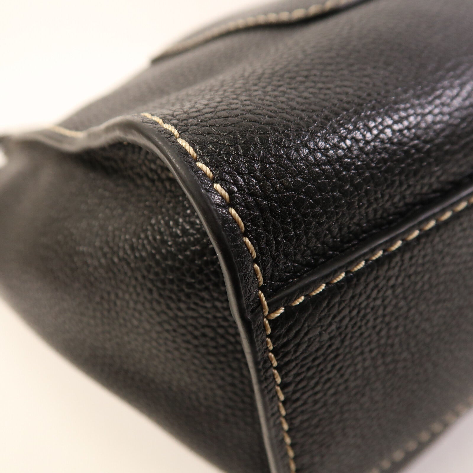 MARC JACOBS 皮革Tote Bag銀扣肩背袋