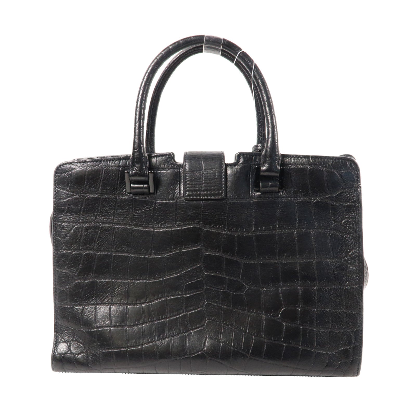 SAINT LAURENT 牛皮皮革Cabas手挽肩背兩用袋黑色