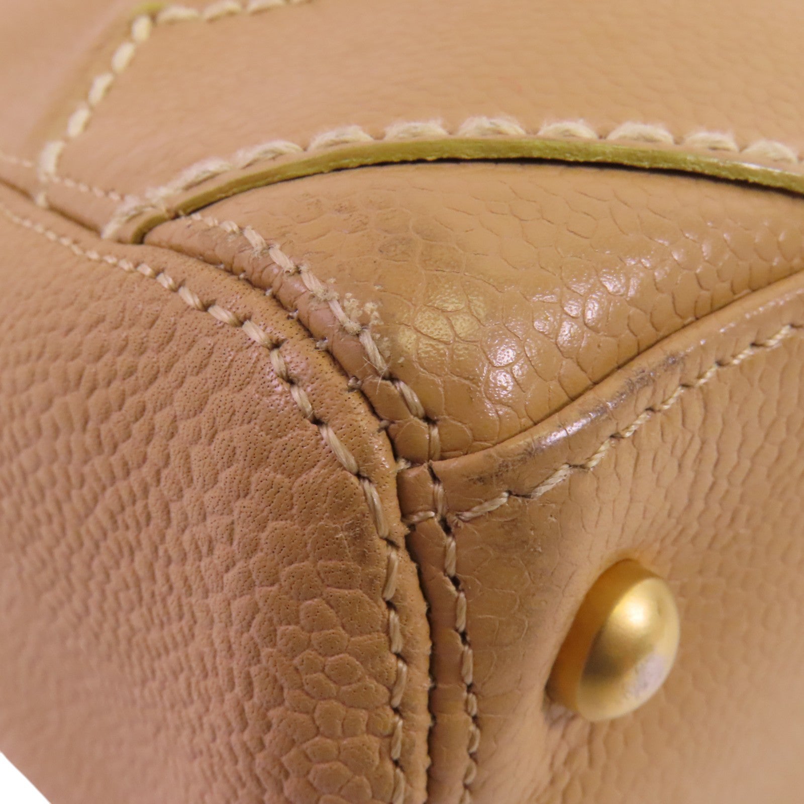 CHANEL 牛皮皮革Vintage Shoulder Bag金扣肩背袋