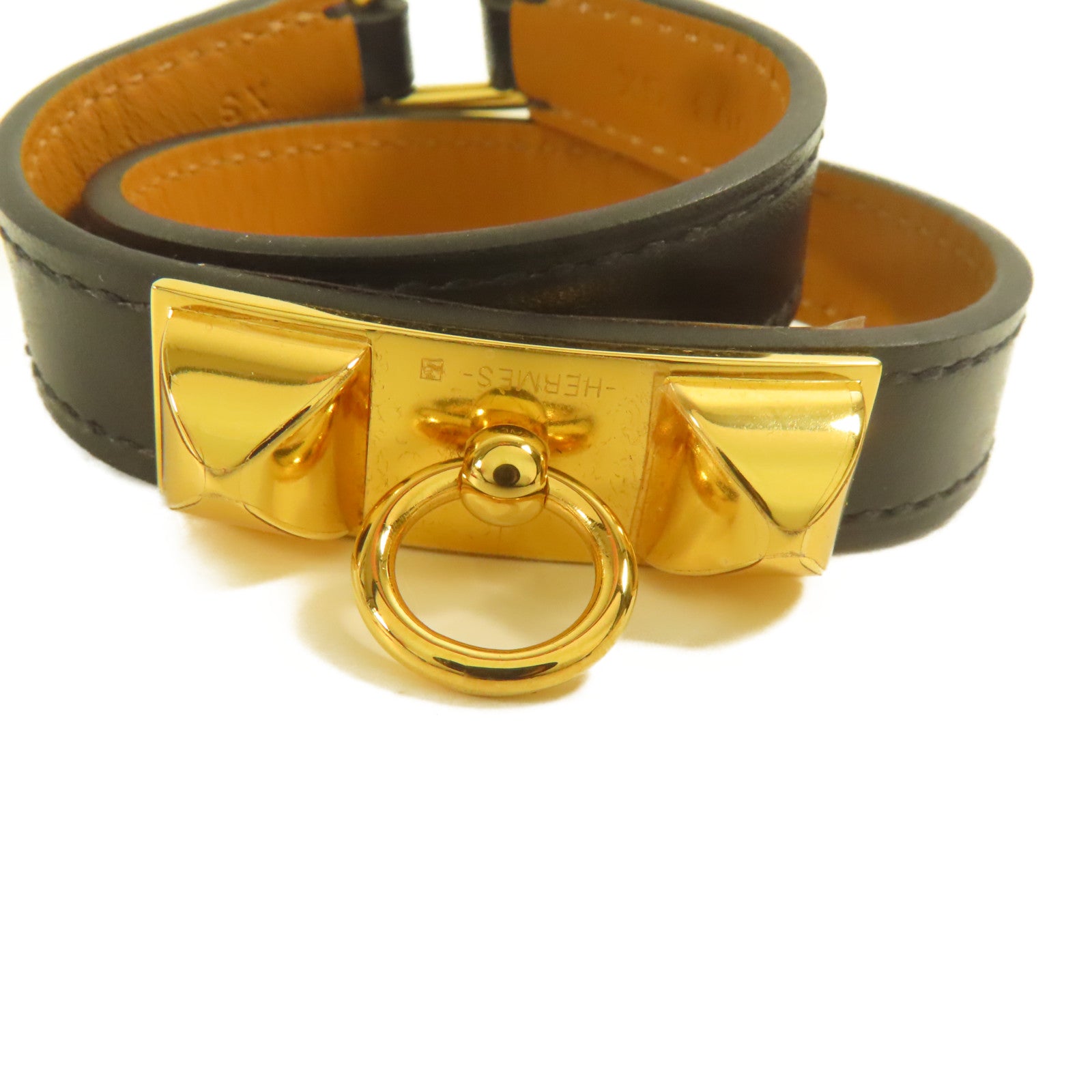 HERMES GHW CDC Bracelet XS Bracelet Noir