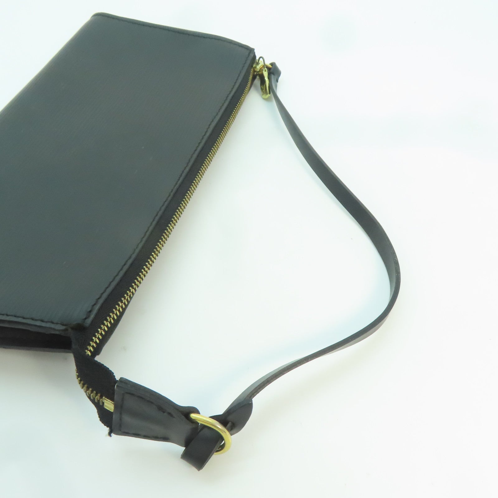 LOUIS VUITTON Epi Pochette Accessories Pouch金扣手挽袋