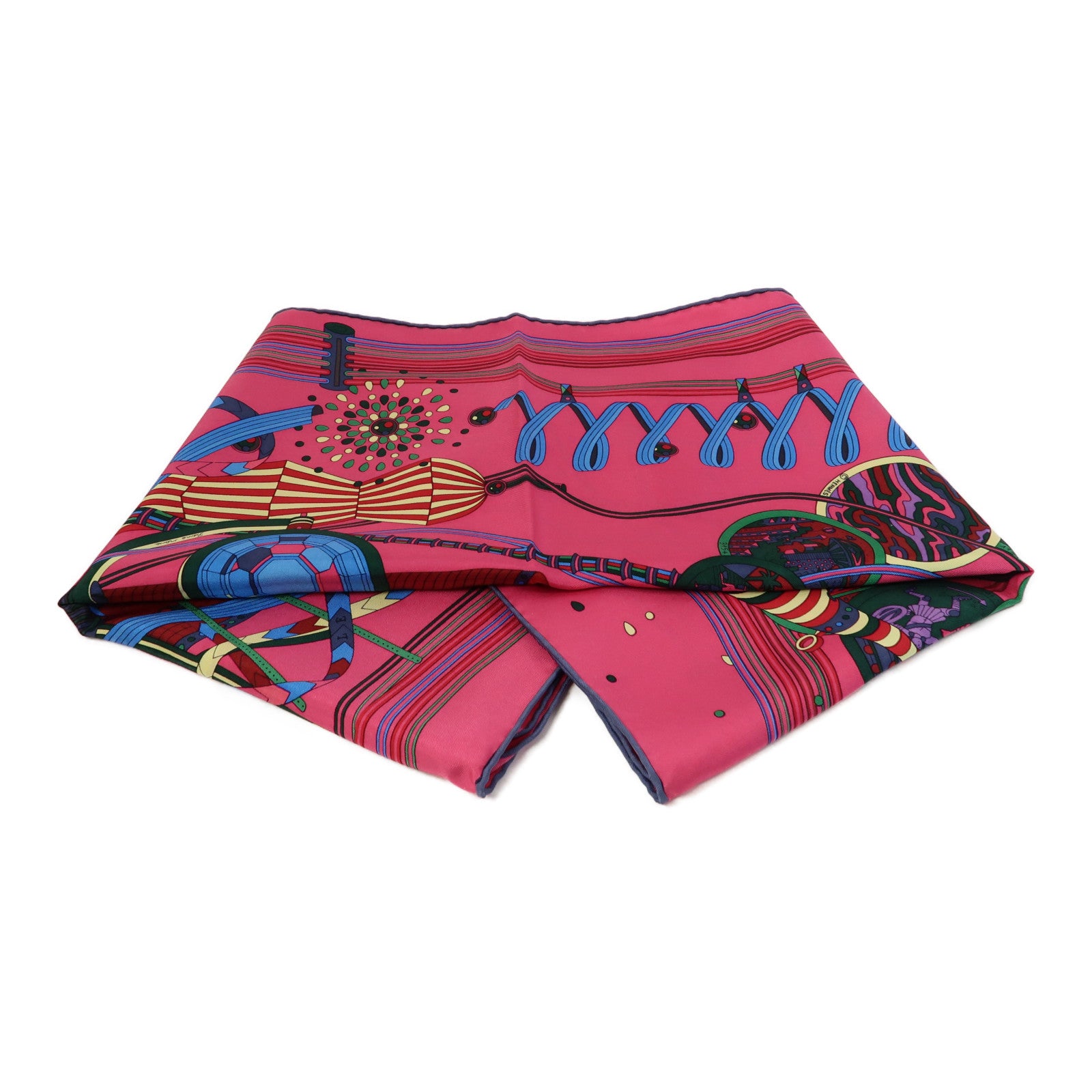 HERMES 【激減優惠】絲質90x90 Scarf絲巾桃紅色