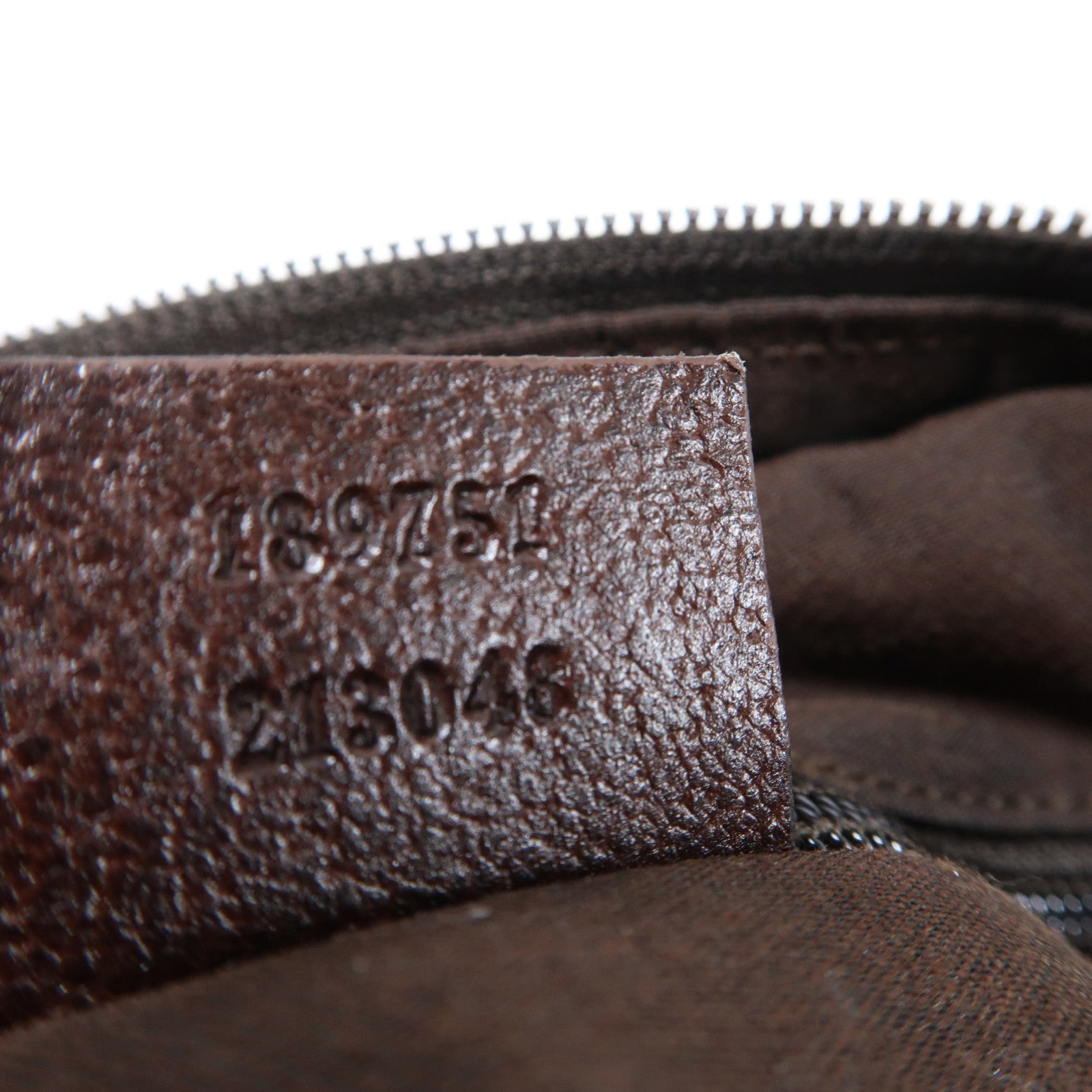 GUCCI 帆布Shoulder Bag銀扣肩背袋啡色