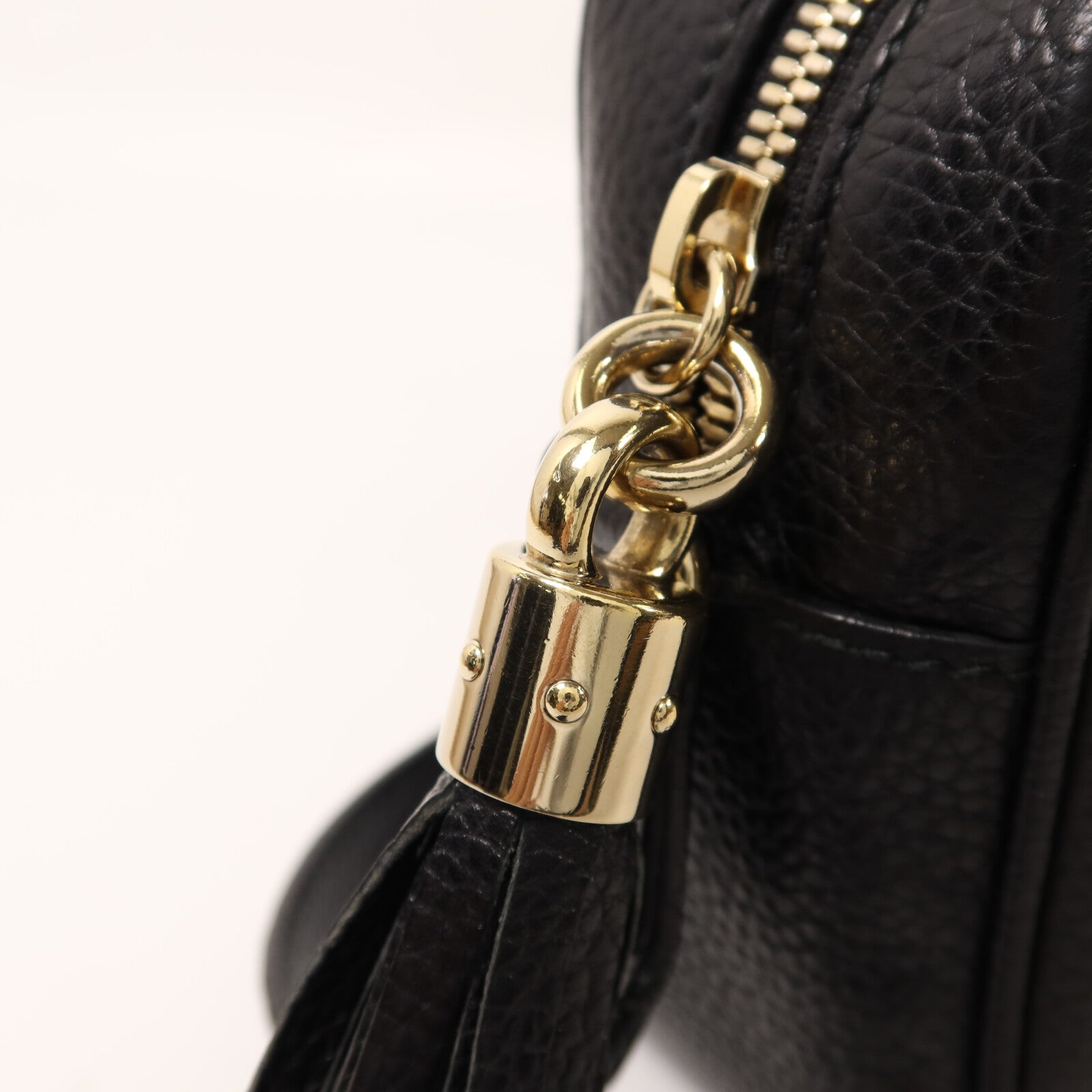 GUCCI 牛皮皮革Soho Disco金扣肩背袋