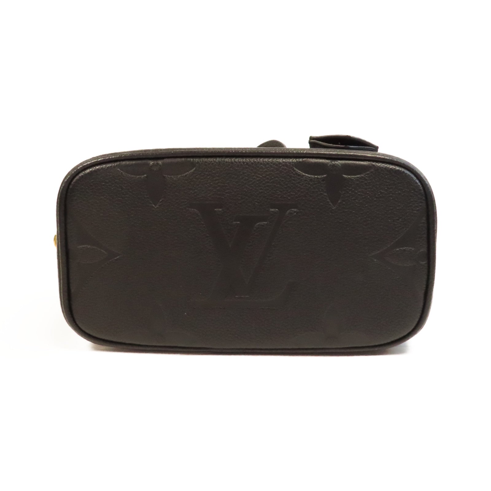 LOUIS VUITTON Monogram Empreinte Vanity PM金扣鏈帶手挽肩背兩用袋黑色