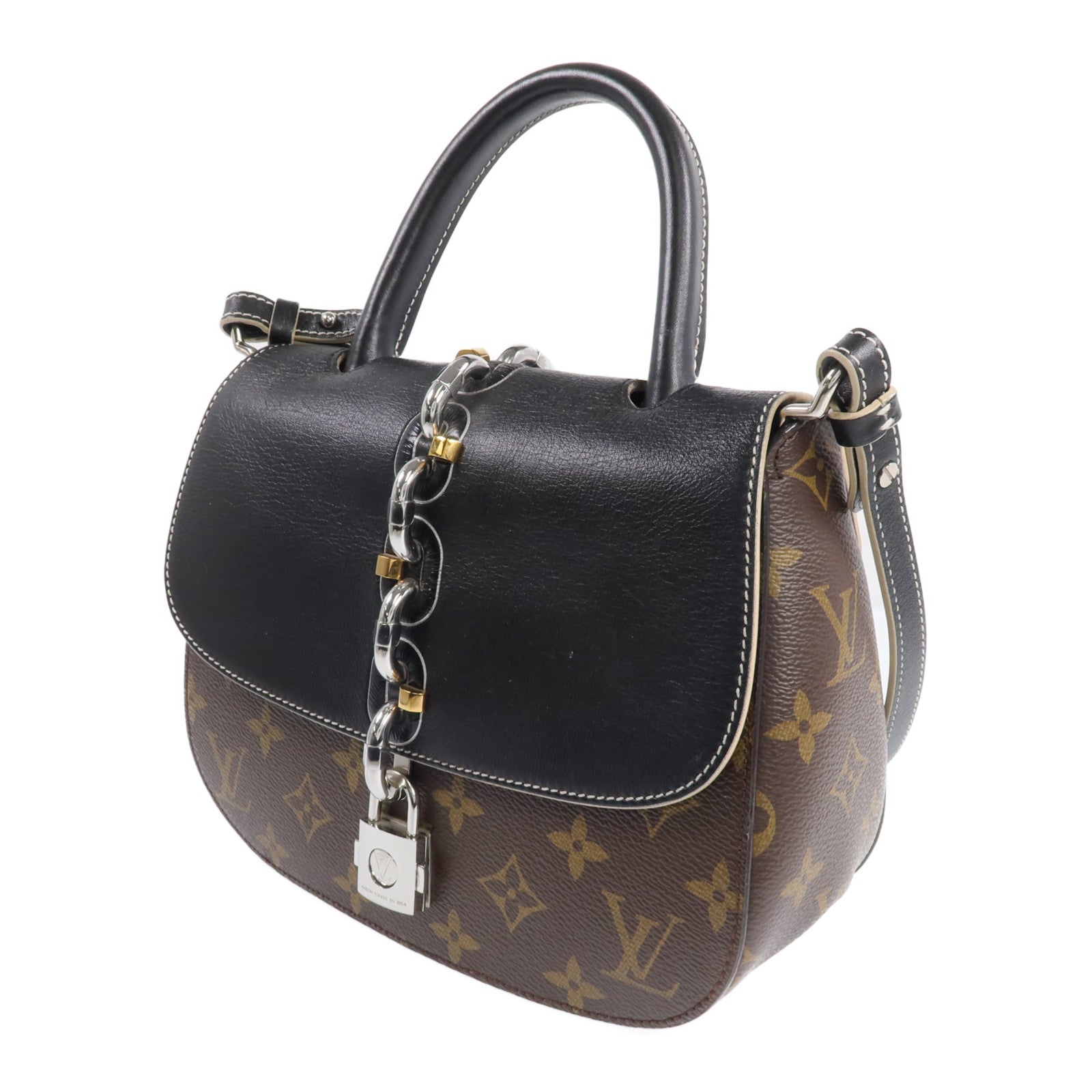 LOUIS VUITTON Monogram Chain It 銀扣手挽肩背兩用袋
