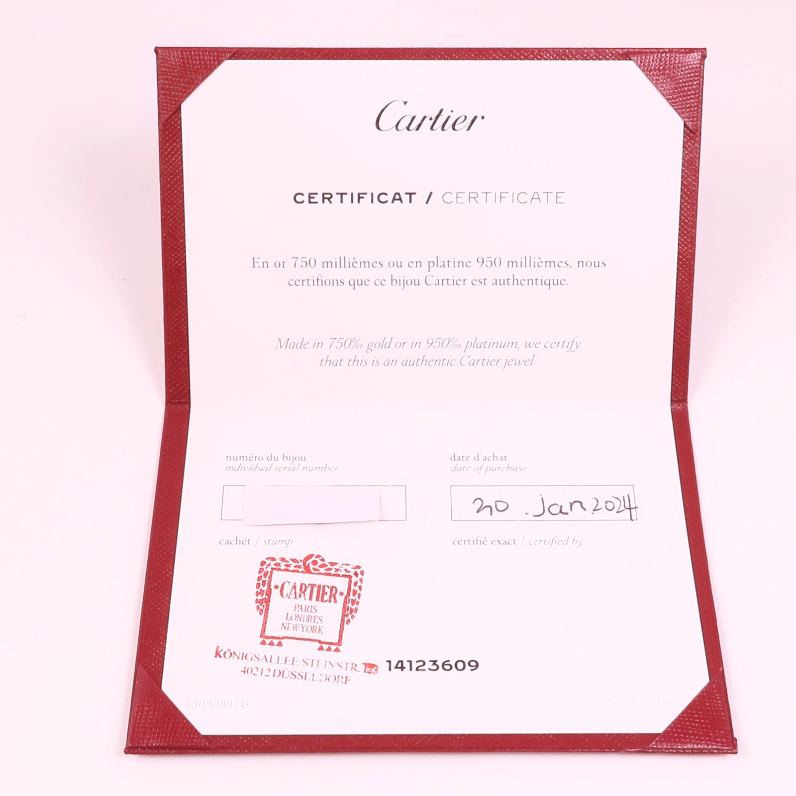 CARTIER 18K玫瑰金Love Bracelet Small Model 6 Diamonds鑽石手鐲Cartier#16