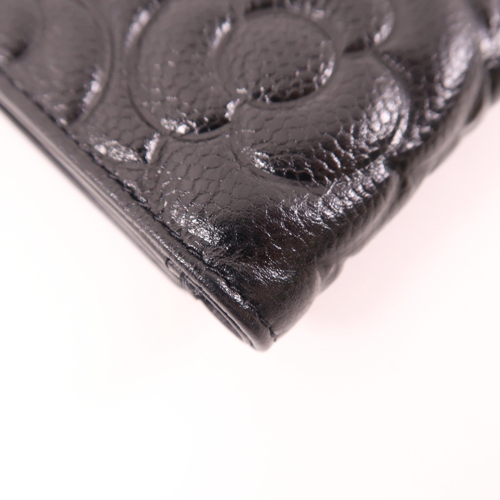 CHANEL 牛皮皮革Wallet金扣錢包