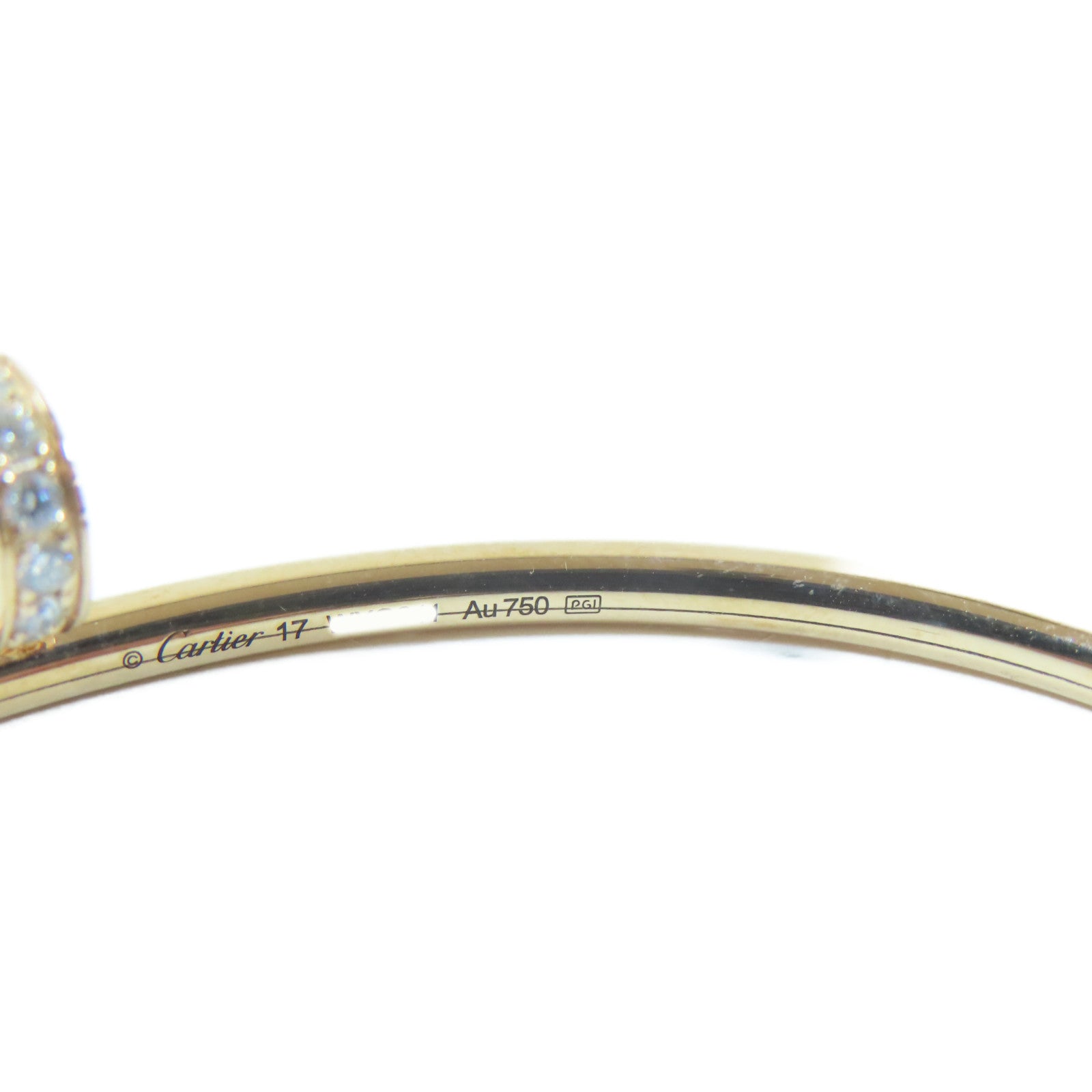 CARTIER 【激減優惠】18K玫瑰金JustUn Clou Bracelet手鐲Cartier#17