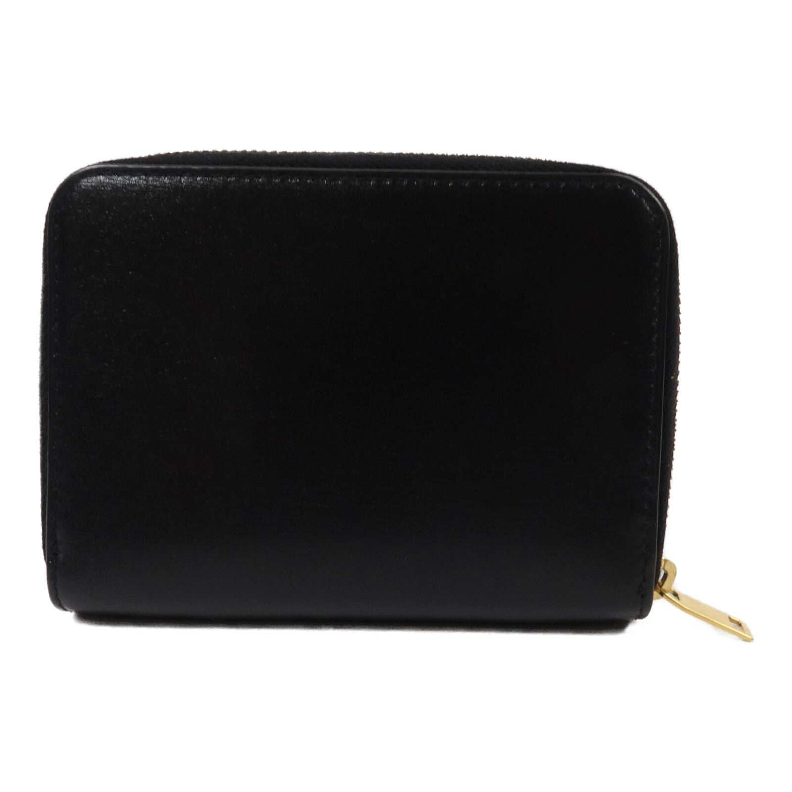 SAINT LAURENT 牛皮皮革Tiny Cassandre Zip Wallet錢包