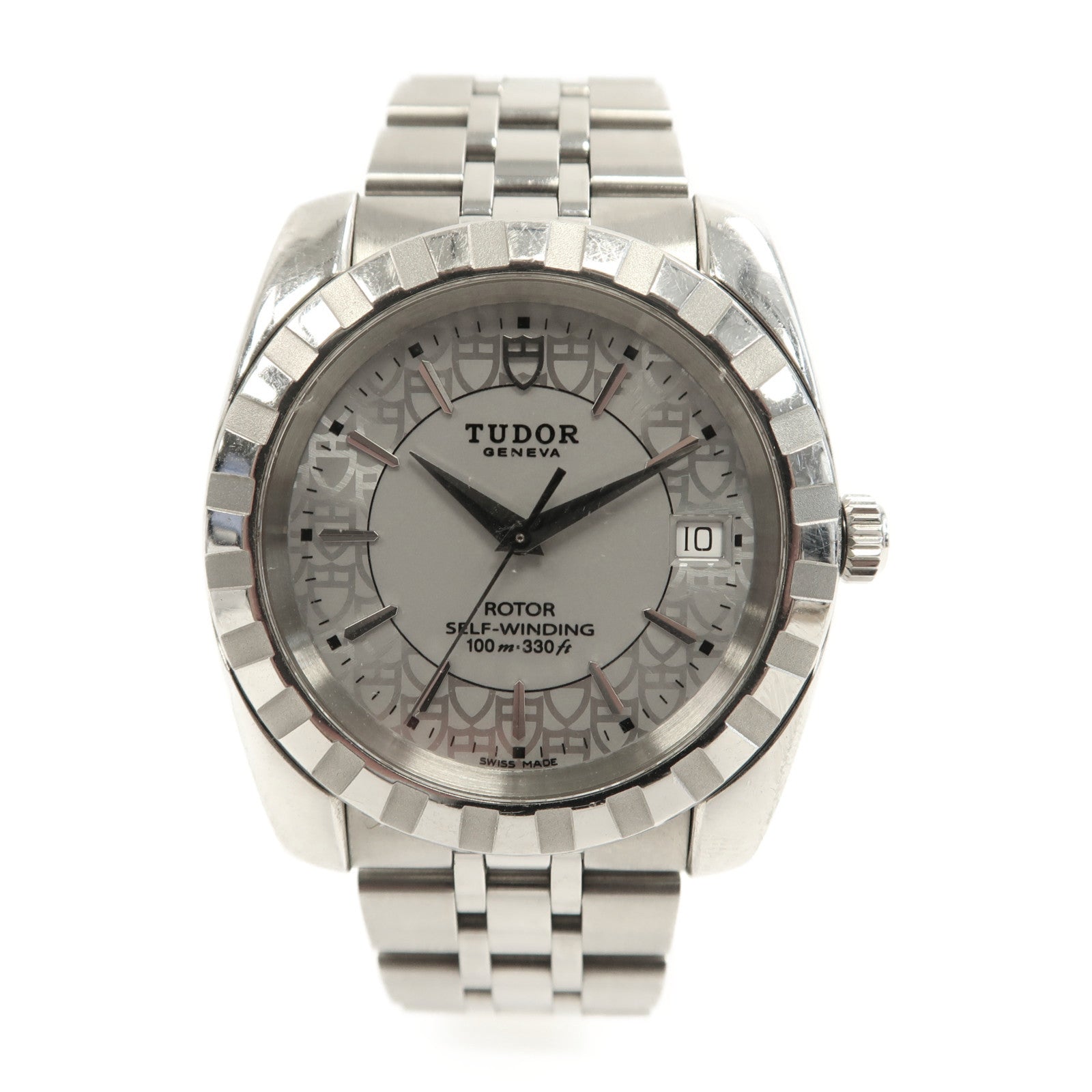 TUDOR Classic 21010不鏽鋼手錶折疊機芯銀色
