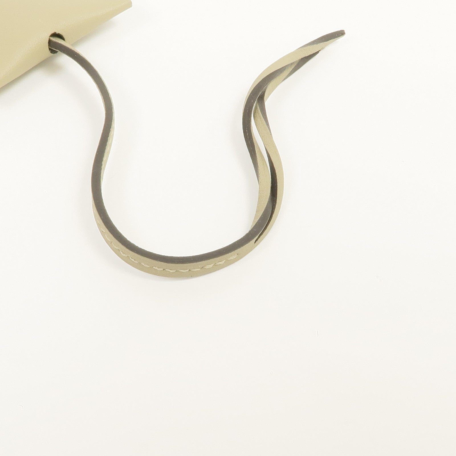 HERMES Swift皮革Clochette Narcisse掛飾