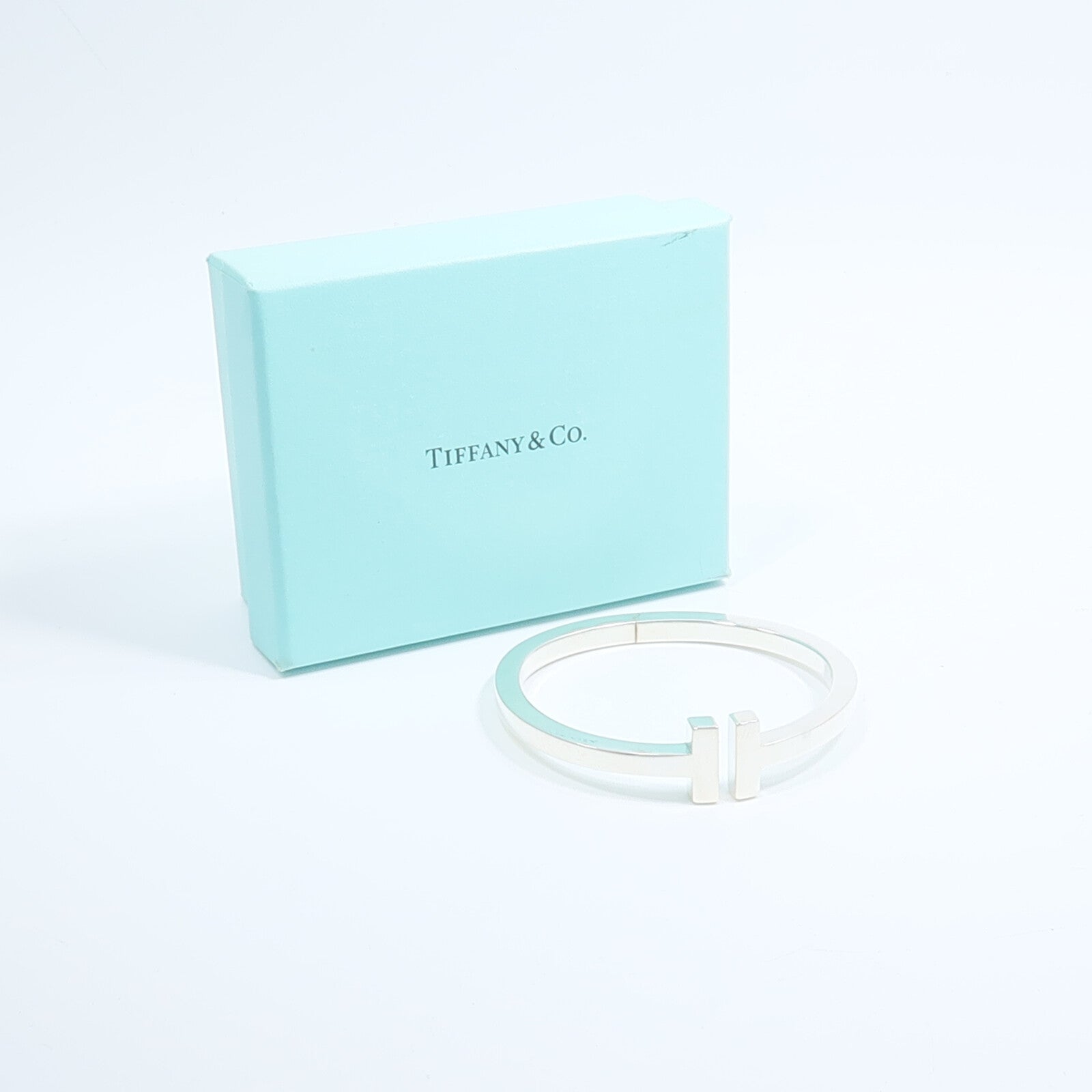 TIFFANY＆CO 925純銀T Square手鐲