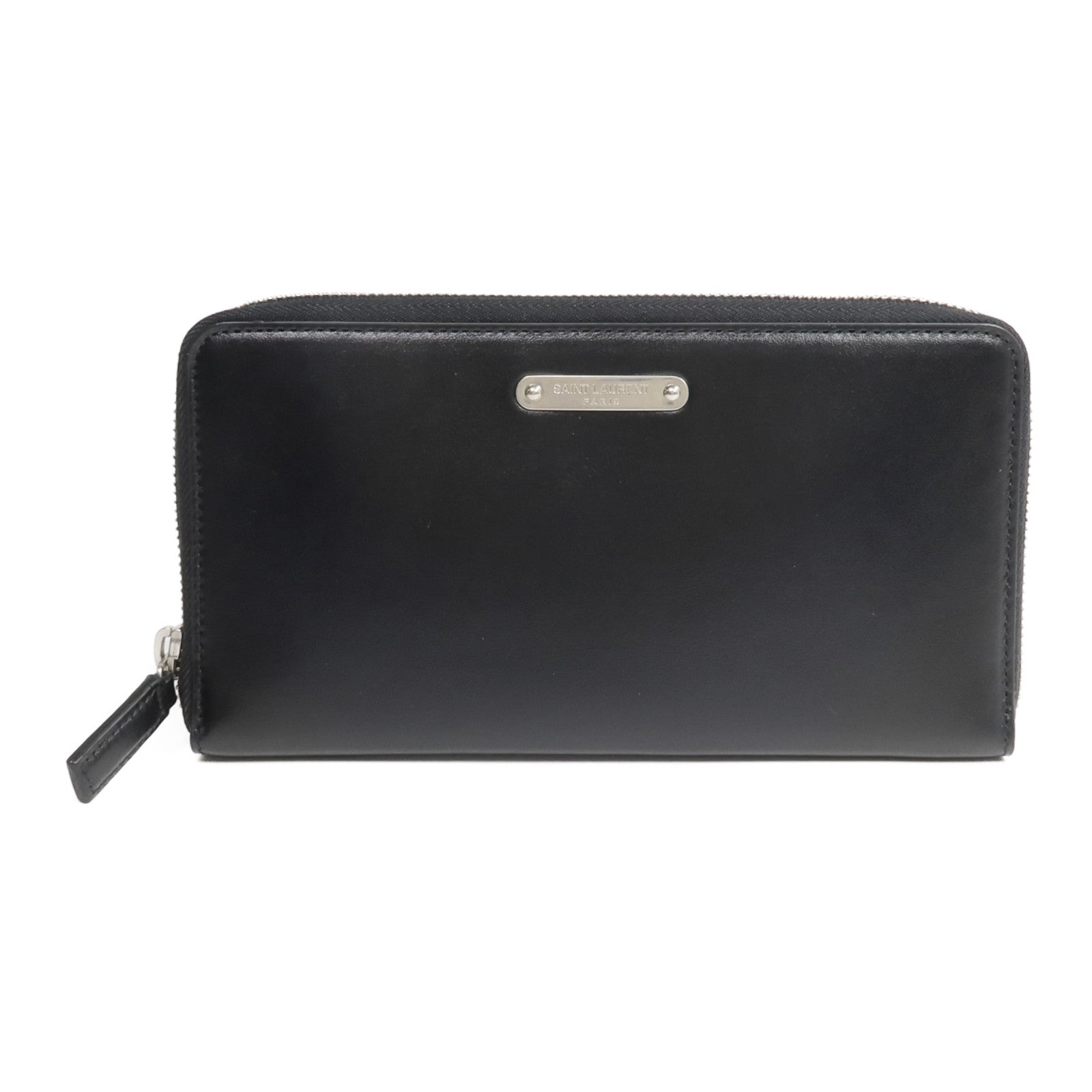 SAINT LAURENT 牛皮皮革Zipper Long Wallet長錢包