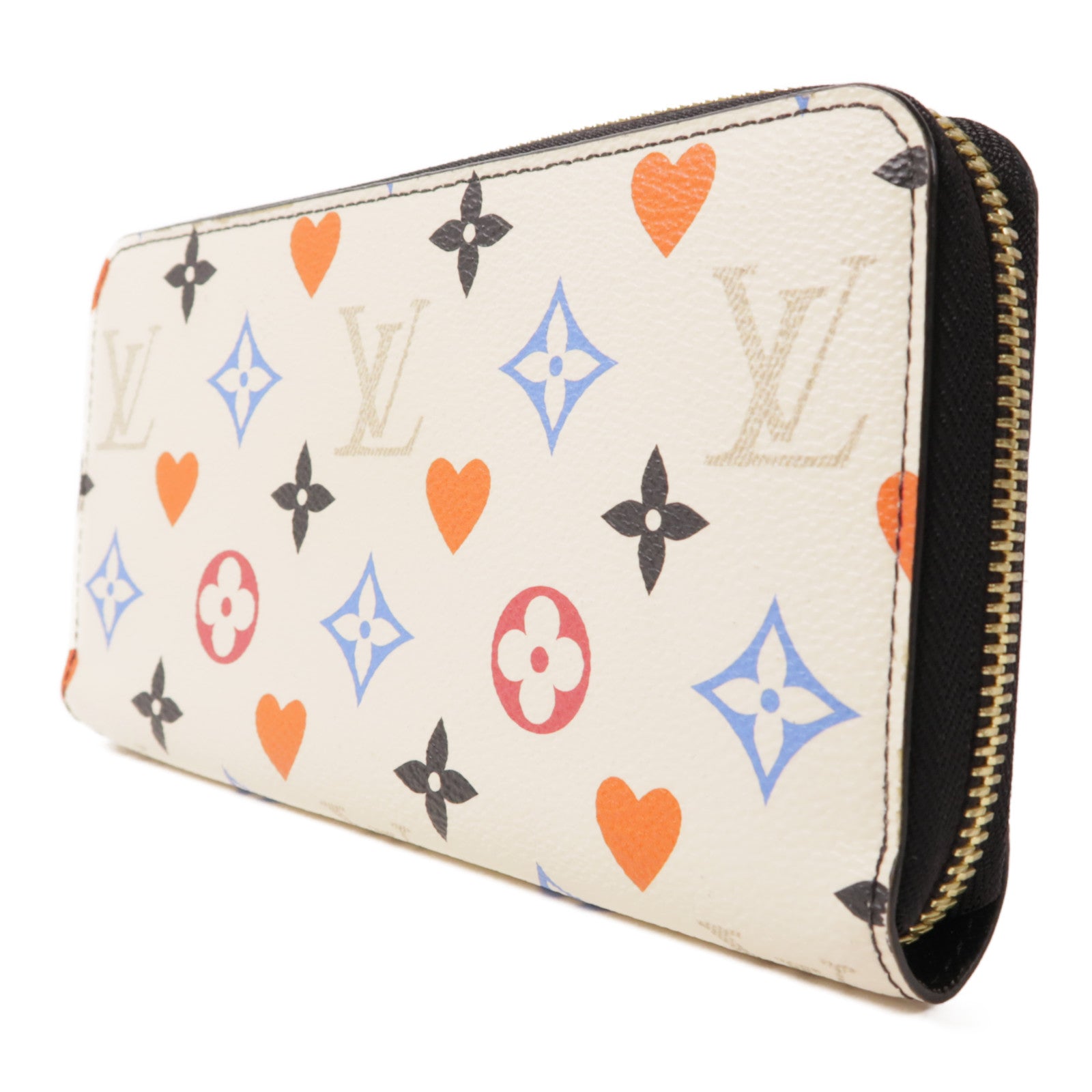 LOUIS VUITTON Monogram Game On Zippy Wallet金扣長錢包
