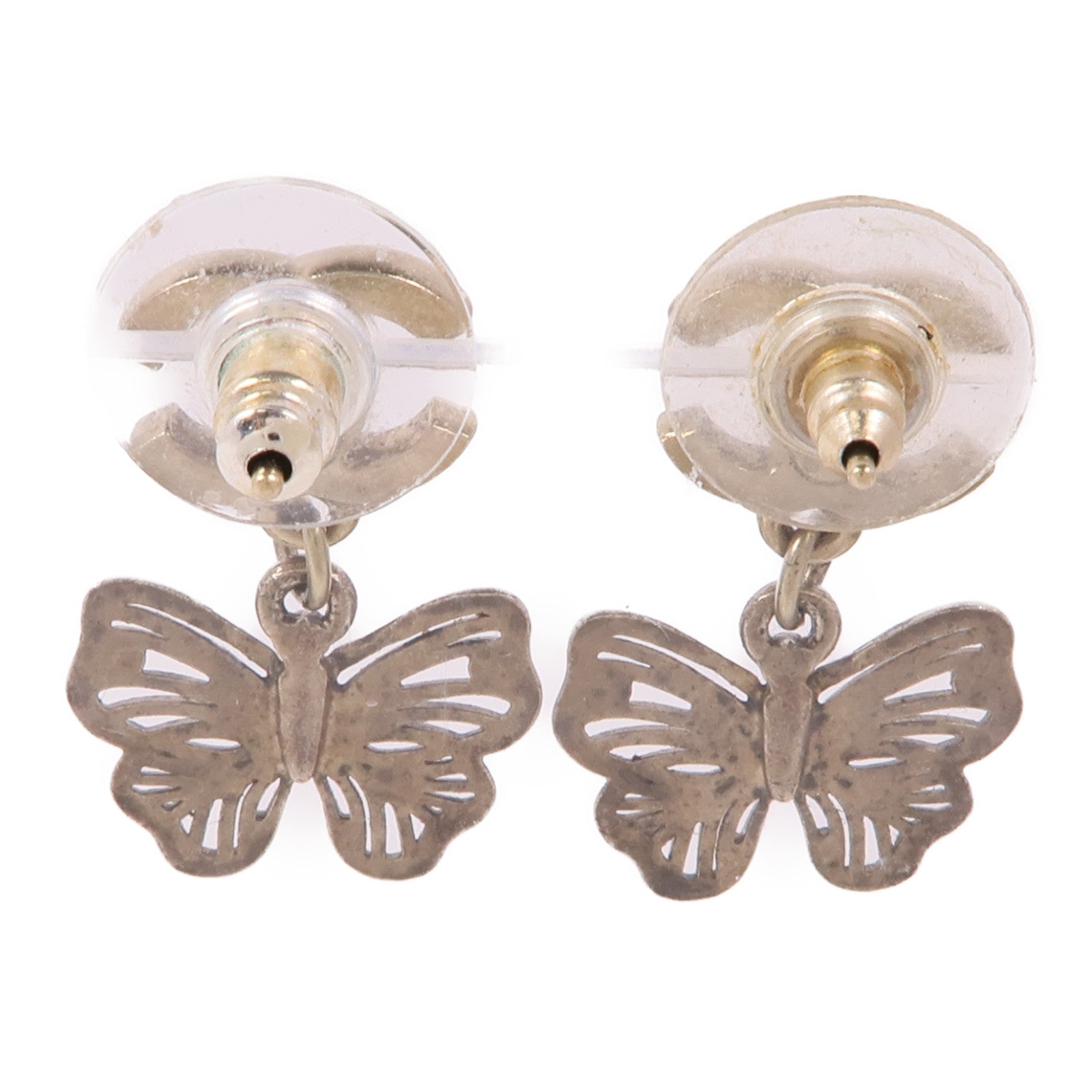 CHANEL CC Earrings Metal Gold