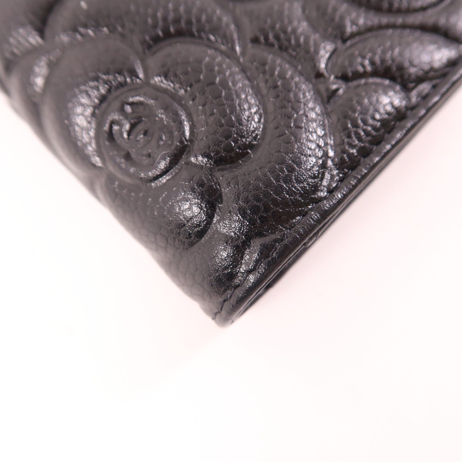 CHANEL 牛皮皮革Wallet金扣錢包
