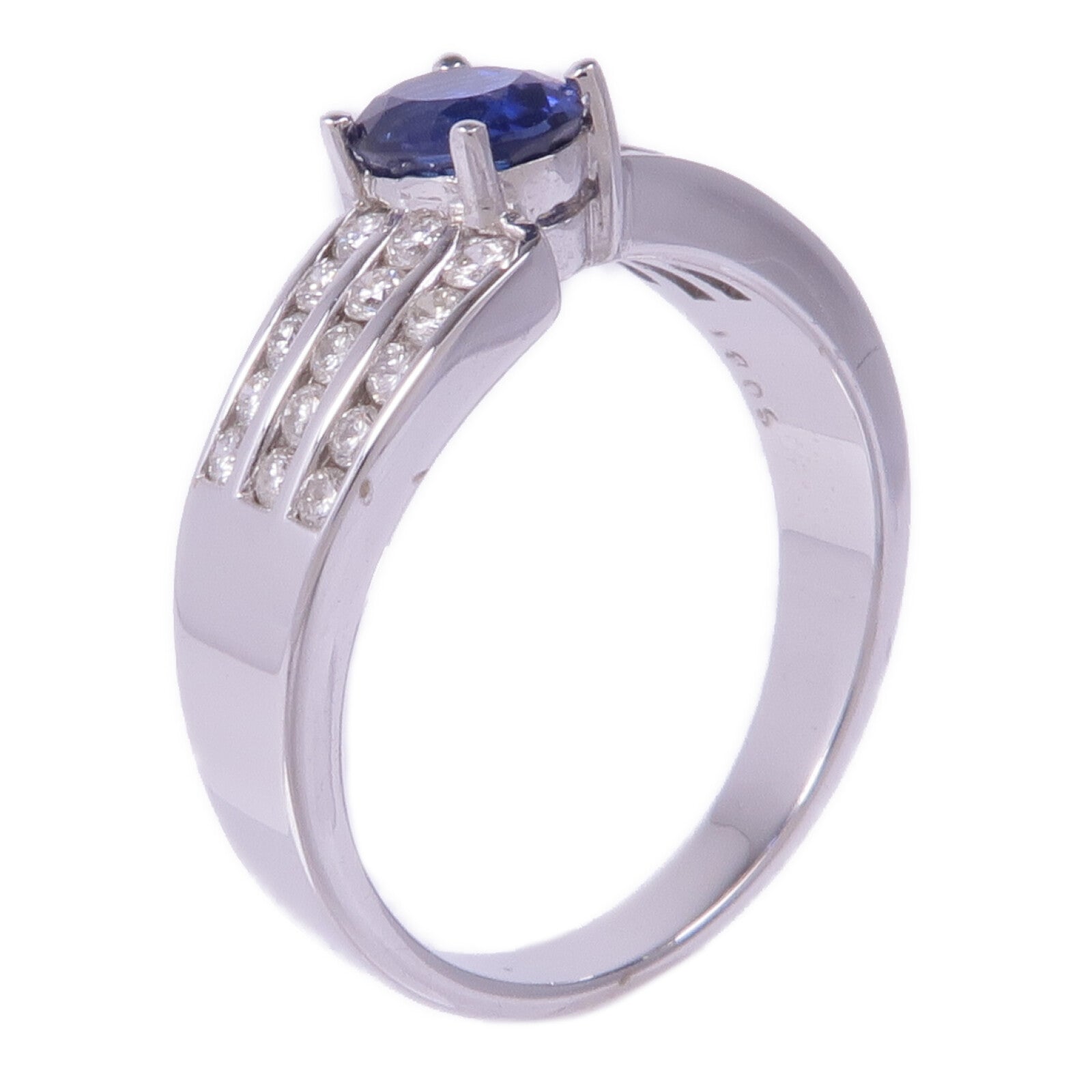 JEWELRY 【激減優惠】18K白金Crystal Ring水晶戒指US#6.75