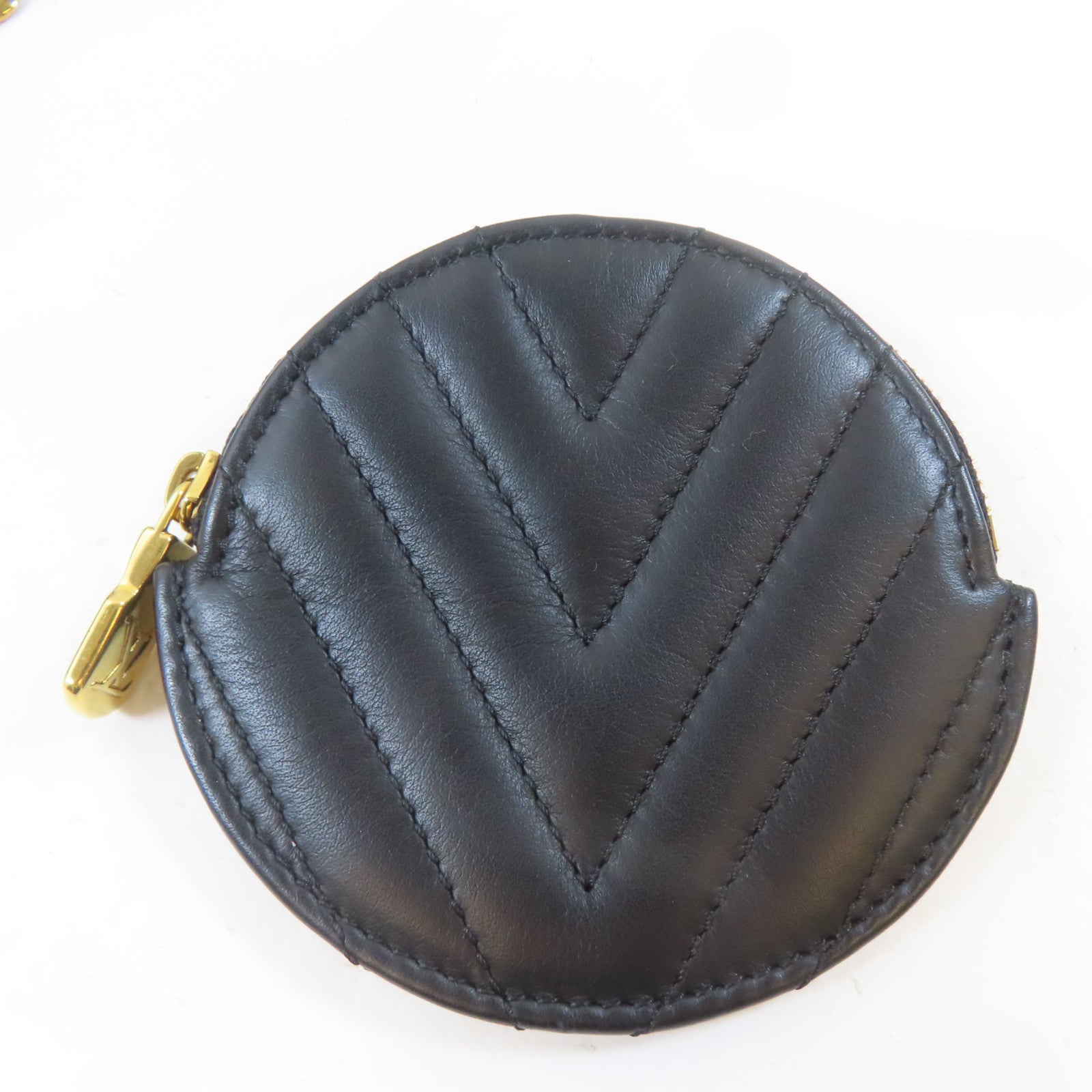 LOUIS VUITTON 牛皮皮革New Wave Multi Pochette金扣手挽肩背兩用袋黑色