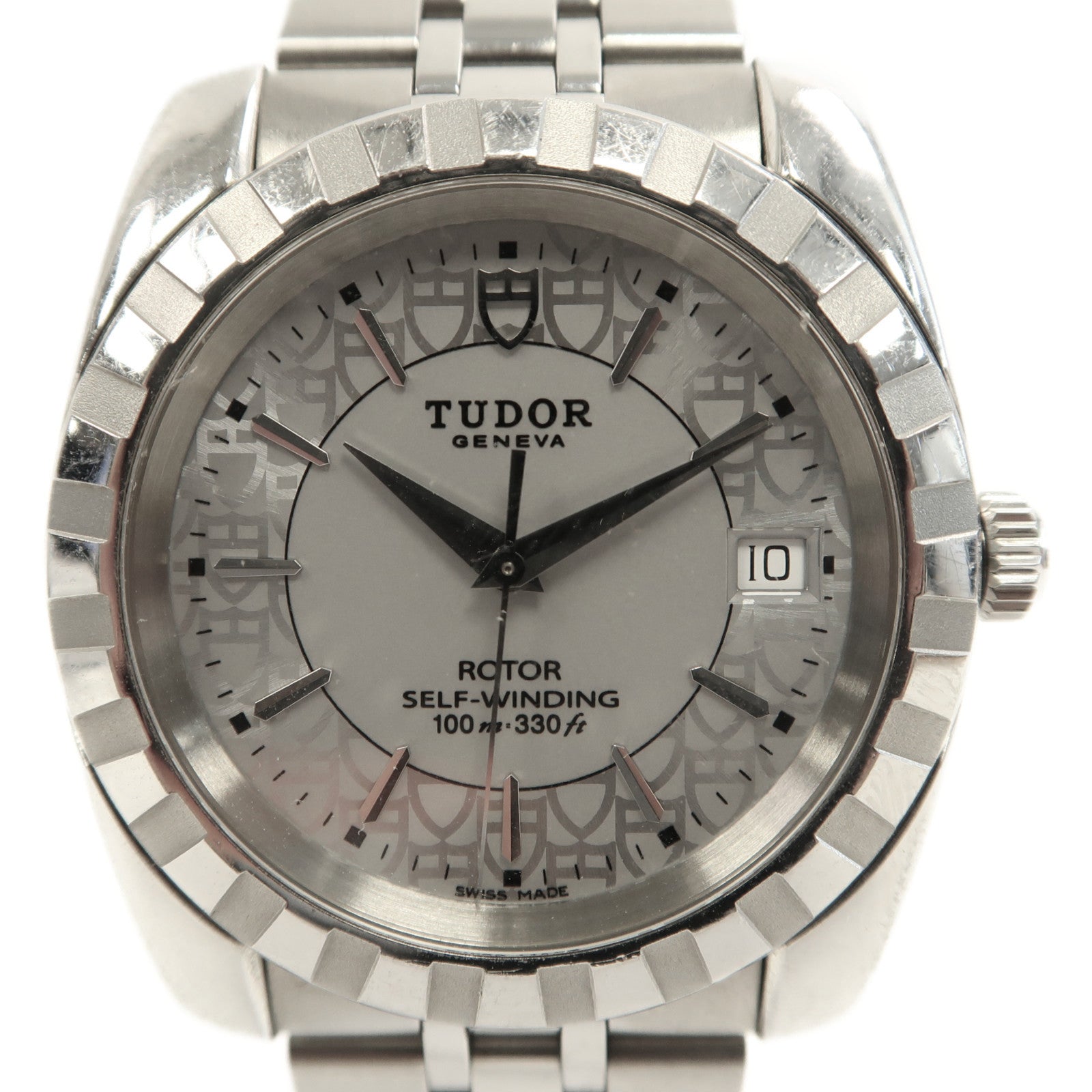 TUDOR Classic 21010不鏽鋼手錶折疊機芯銀色