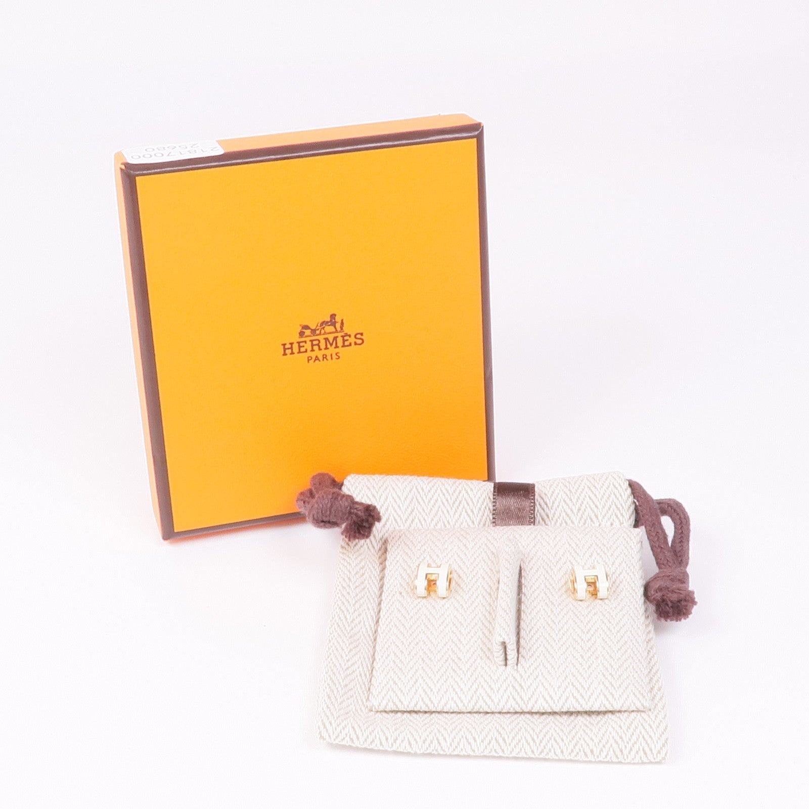 HERMES 金屬Mini Pop H Earrings耳環