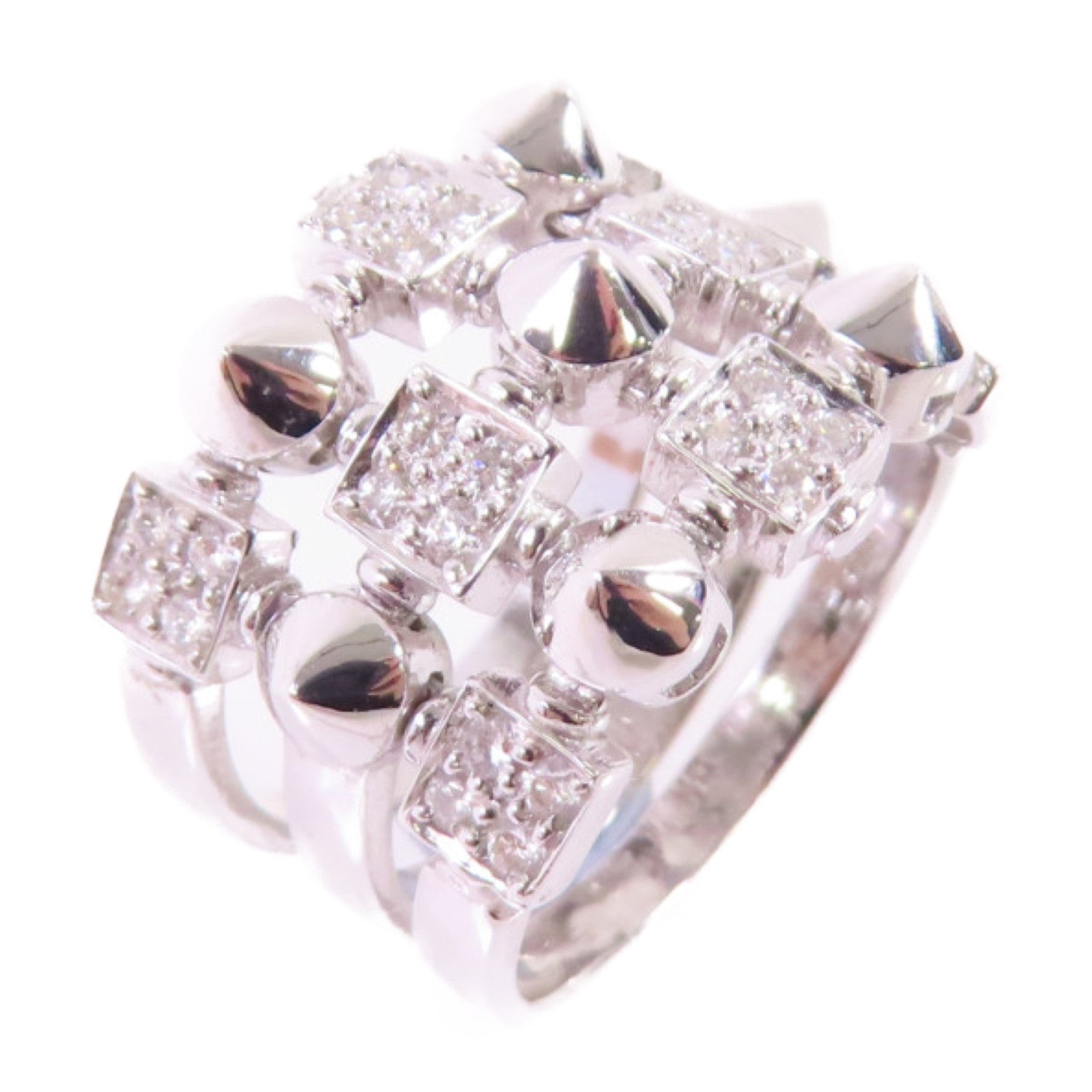 JEWELRY 18K白金/鑽石Diamond Ring戒指US#6.25