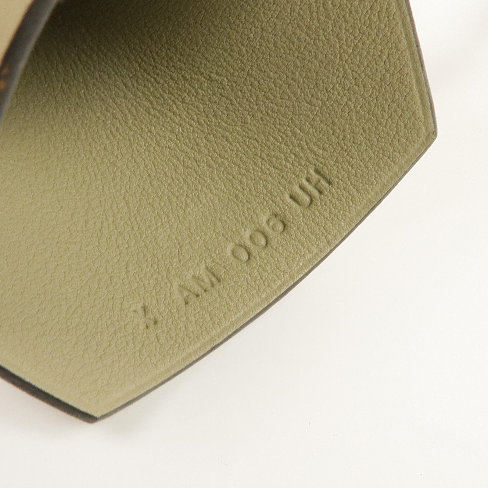 HERMES Swift皮革Clochette Narcisse掛飾