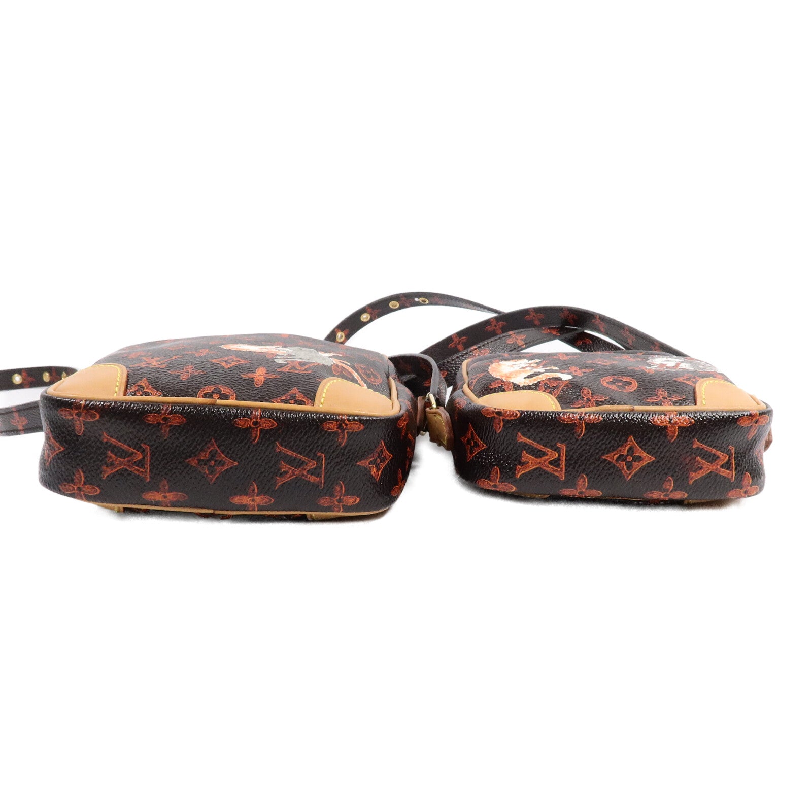 LOUIS VUITTON Monogram Catgram Paname Set肩背袋