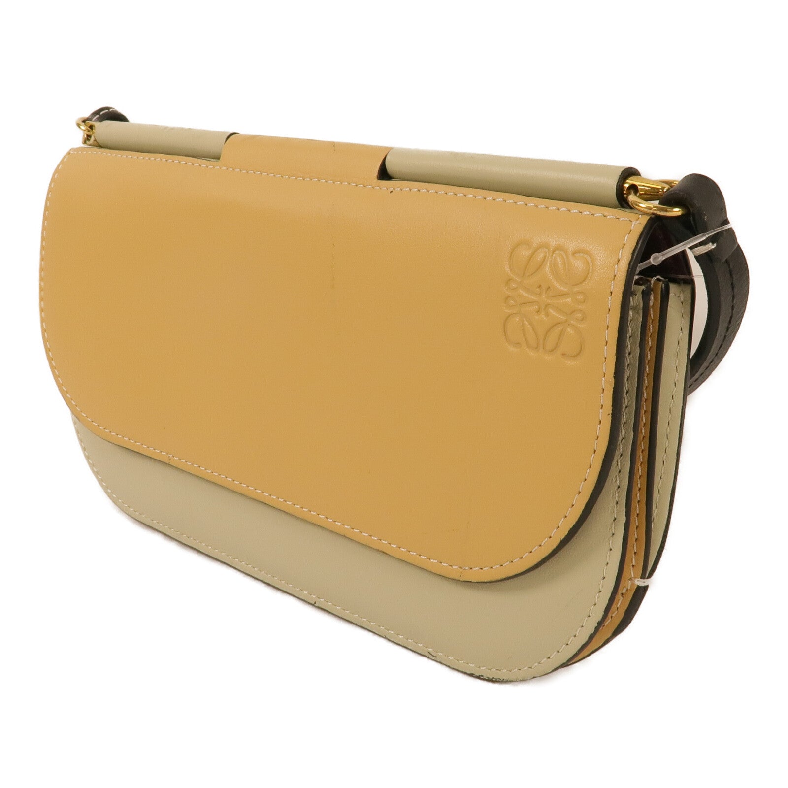 LOEWE 牛皮皮革Gate Pochette肩背袋