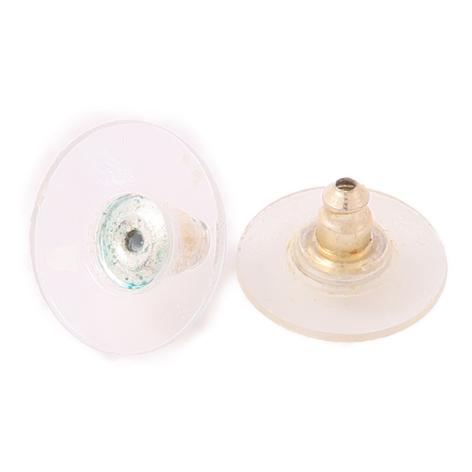 CHANEL CC Earrings Metal Gold