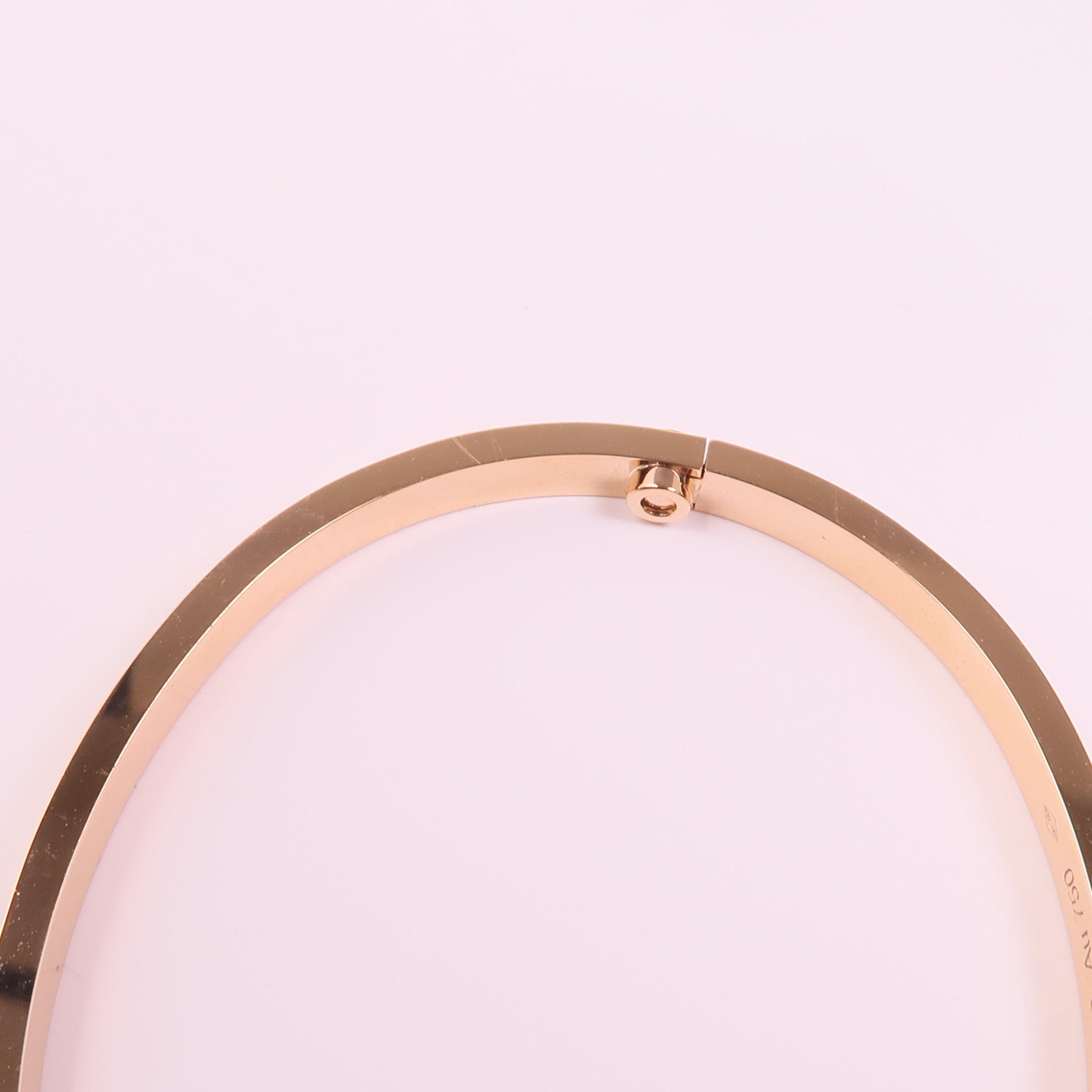 CARTIER 18K玫瑰金Love Bracelet Small Model 6 Diamonds鑽石手鐲Cartier#16