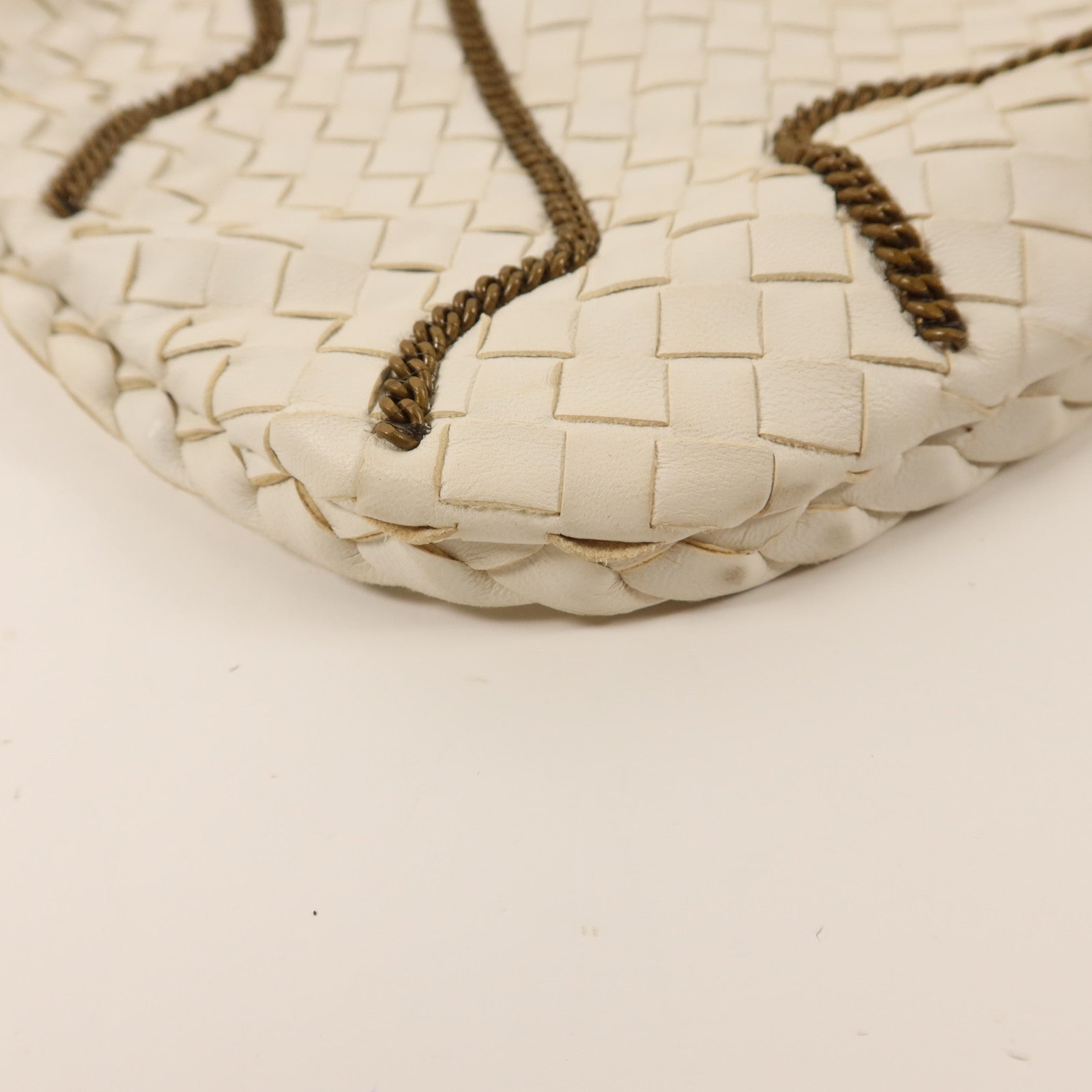 BOTTEGA VENETA 羊皮皮革Hobo Bag金扣肩背袋