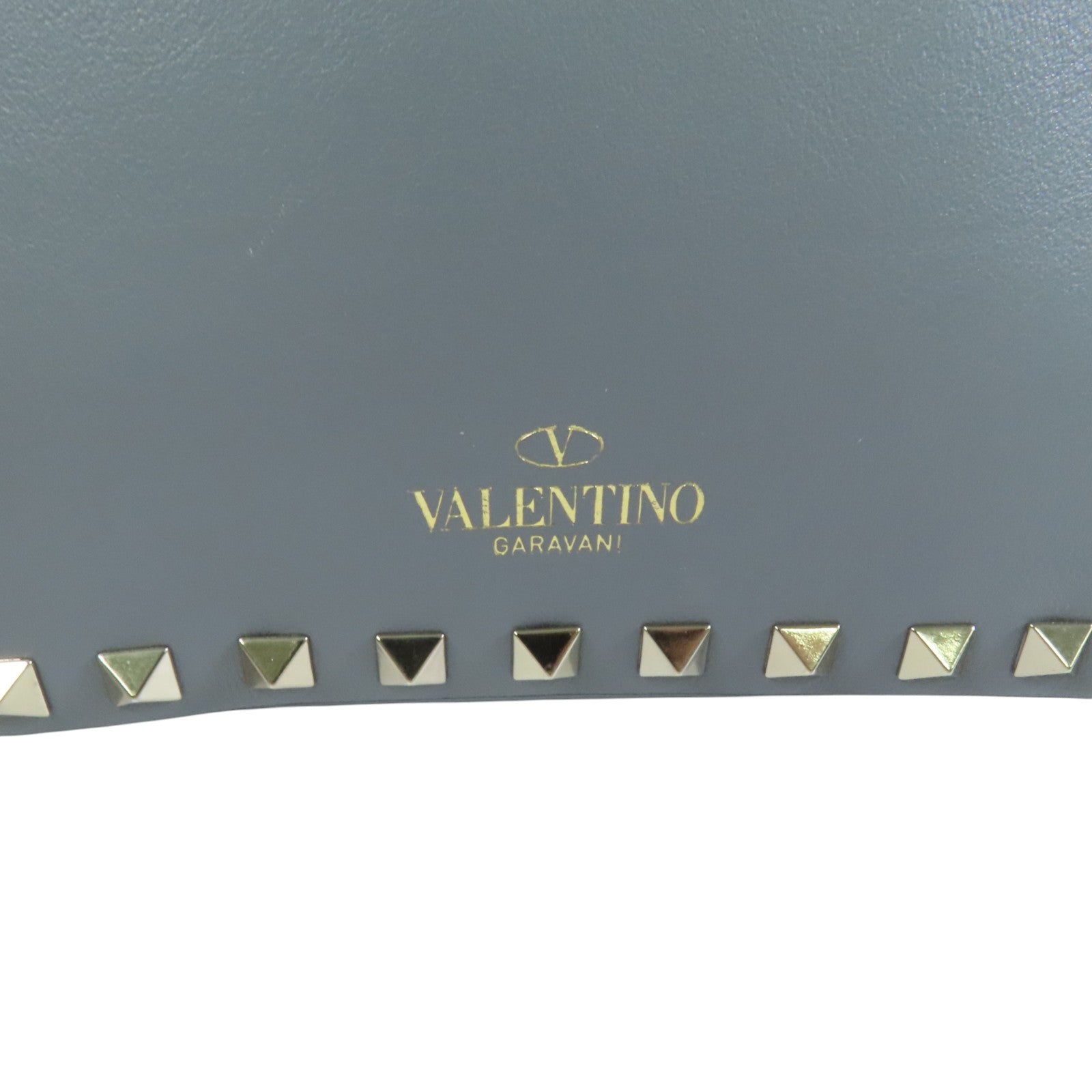 Valentino 牛皮皮革RockStuds金扣肩背袋