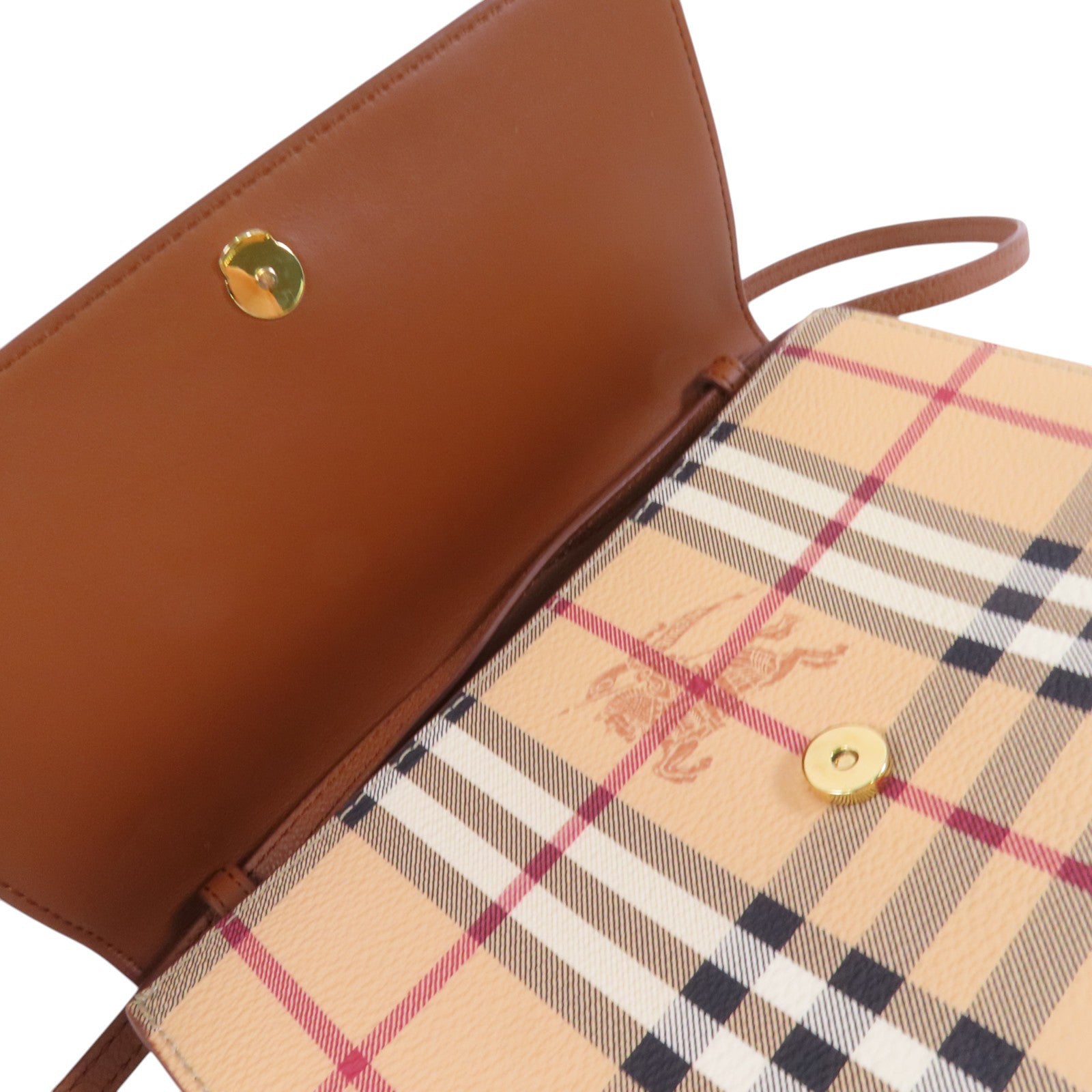 BURBERRY 牛皮皮革Shoulder Bag金扣肩背袋